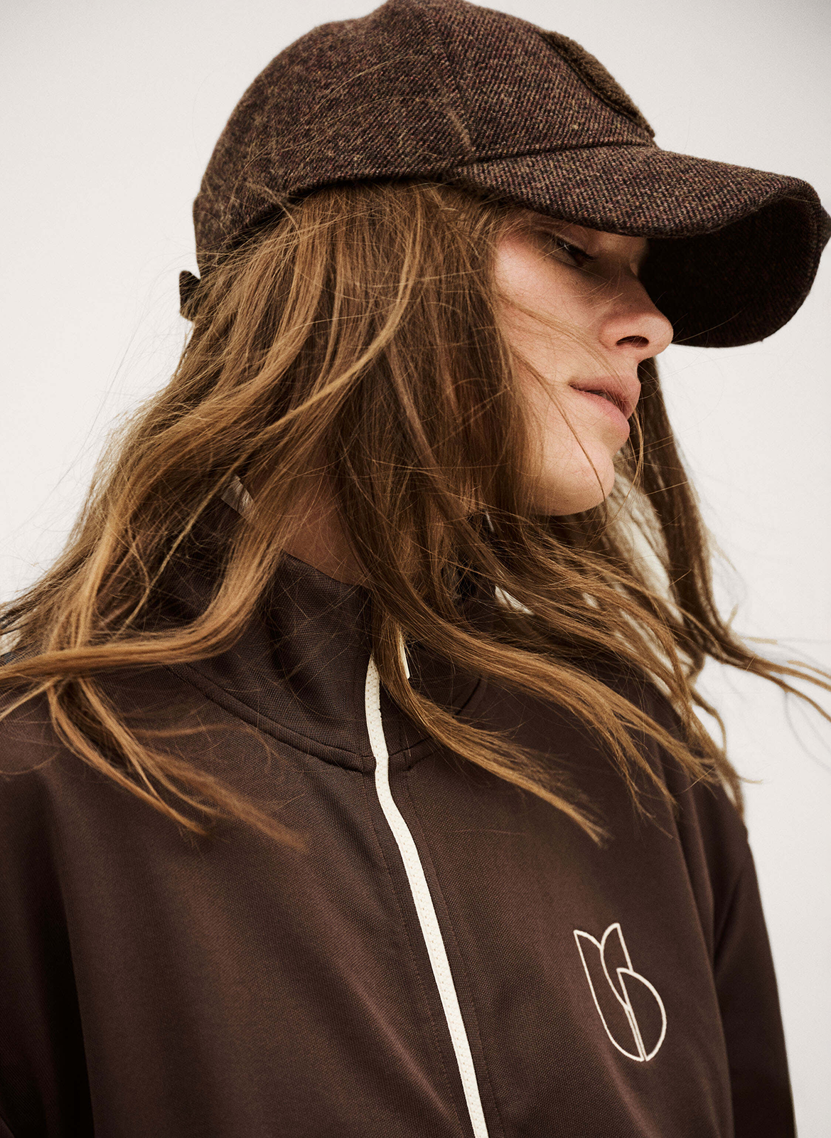 Sweat droit col montant jimi BA&SH Marron