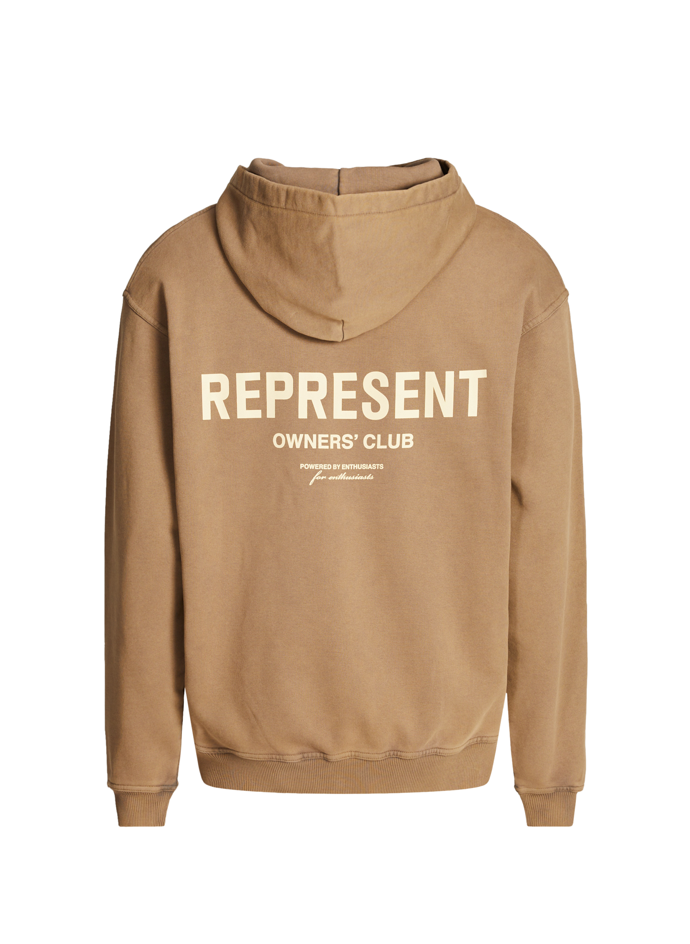 Cotton hoodie REPRESENT Beige