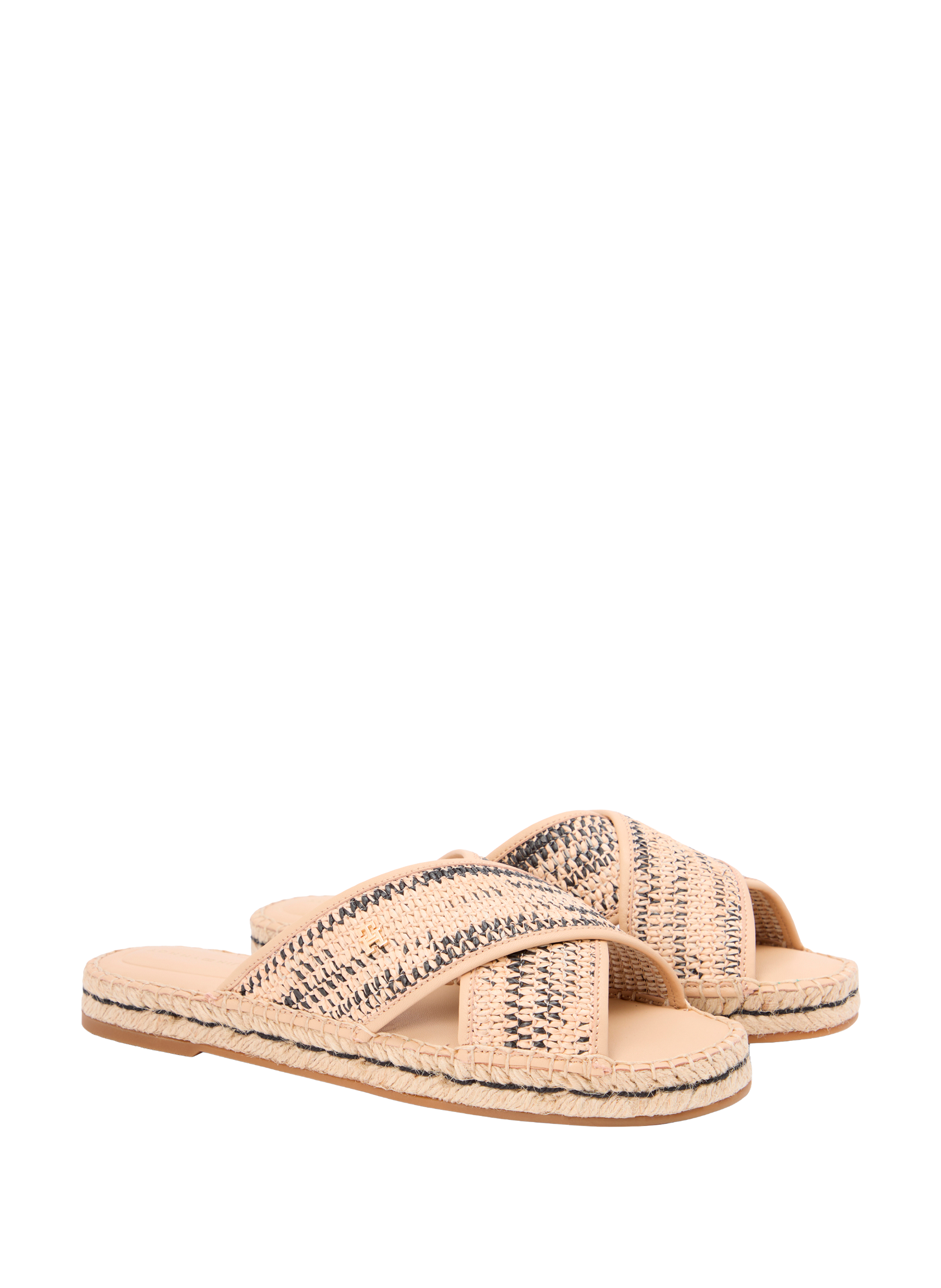 Braided Mules Serafina 2D TOMMY HILFIGER Beige