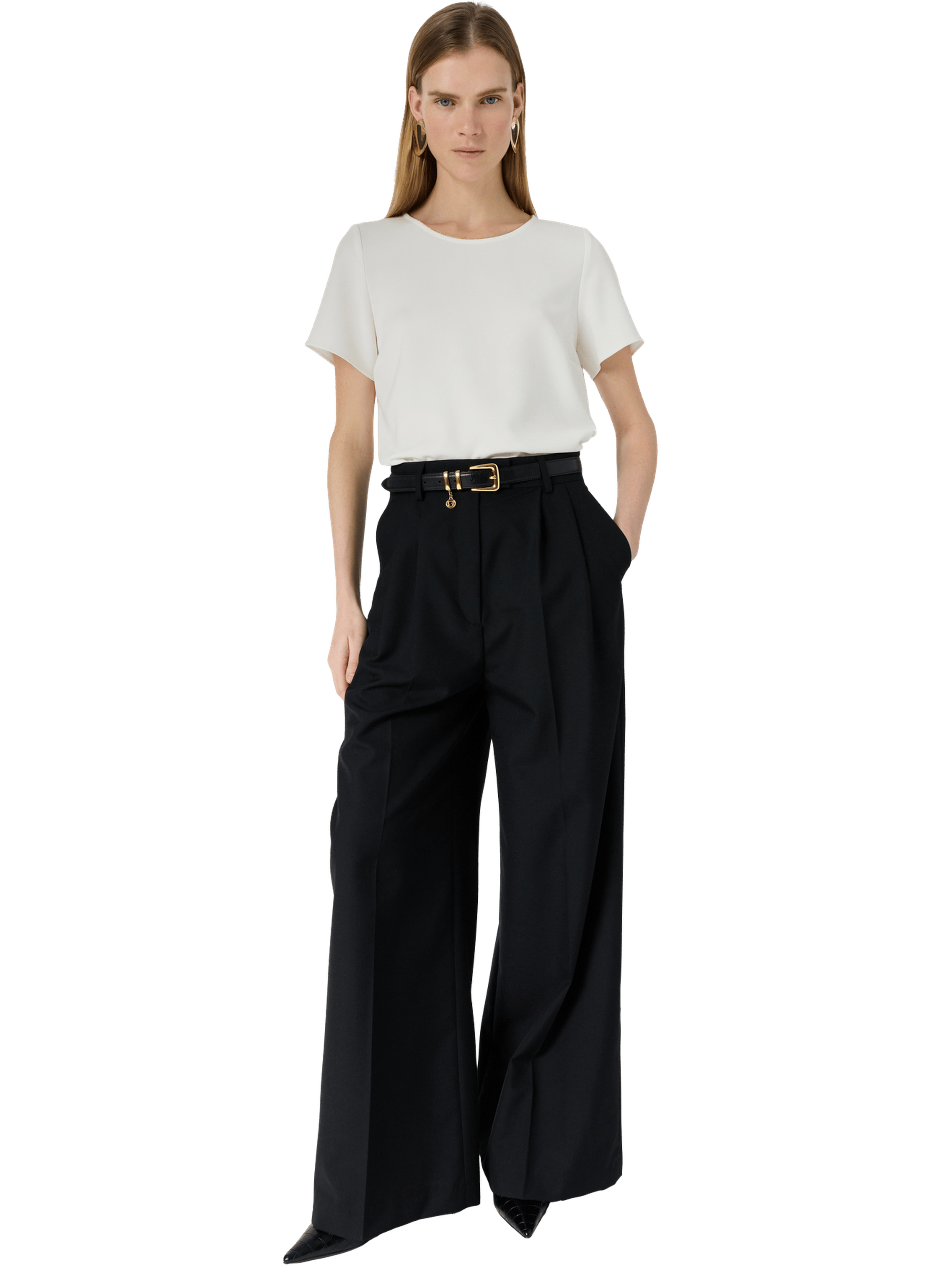 Top fluide à liseré doré - ciara GERARD DAREL Beige