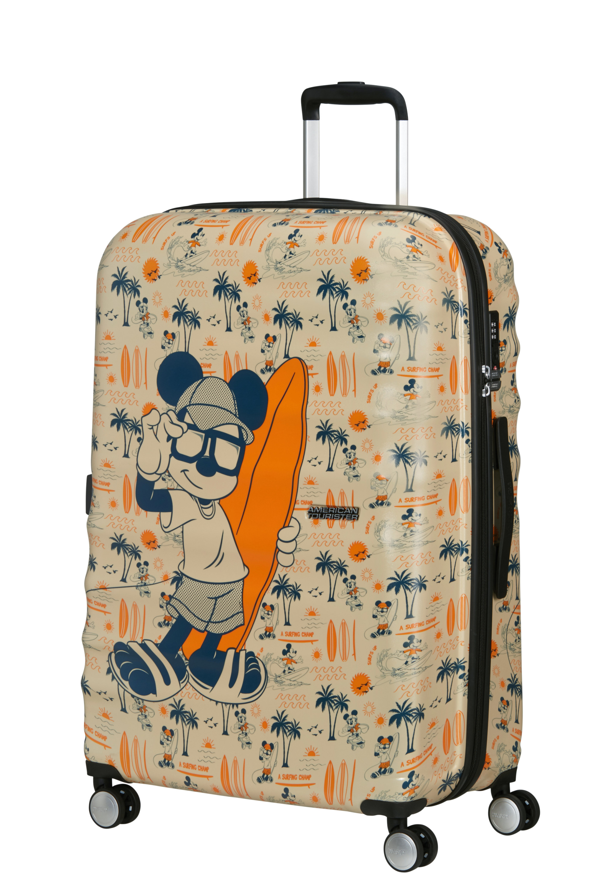 Wavebreaker disney valise 4 roues taille l AMERICAN TOURISTER Multicolore