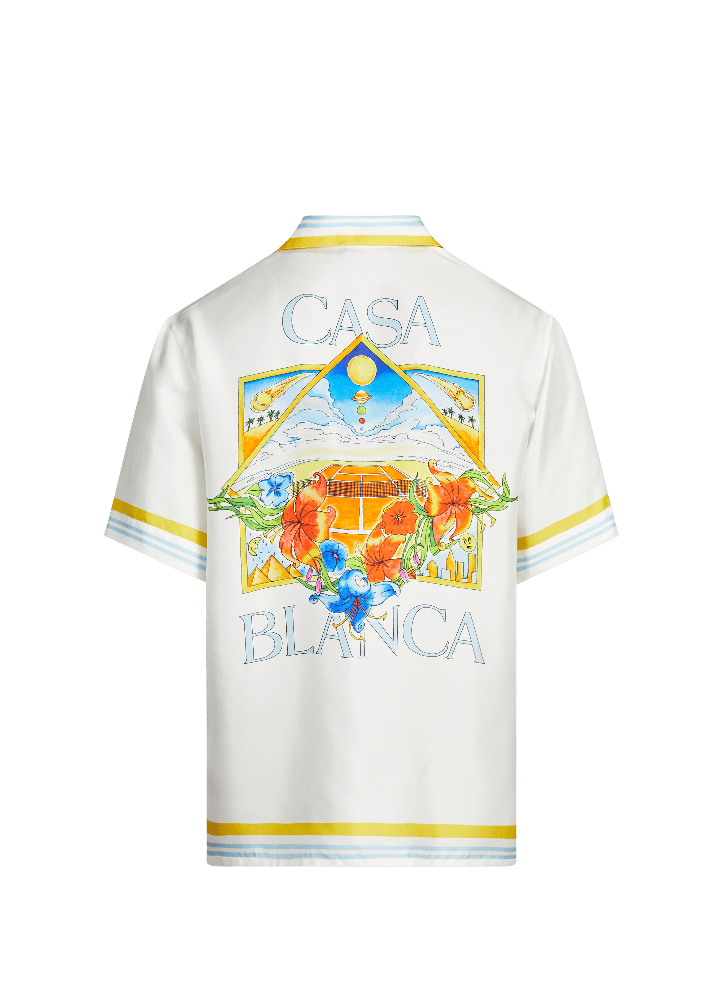 Chemise manches courtes à imprimé en soie CASABLANCA PARIS Multicolore