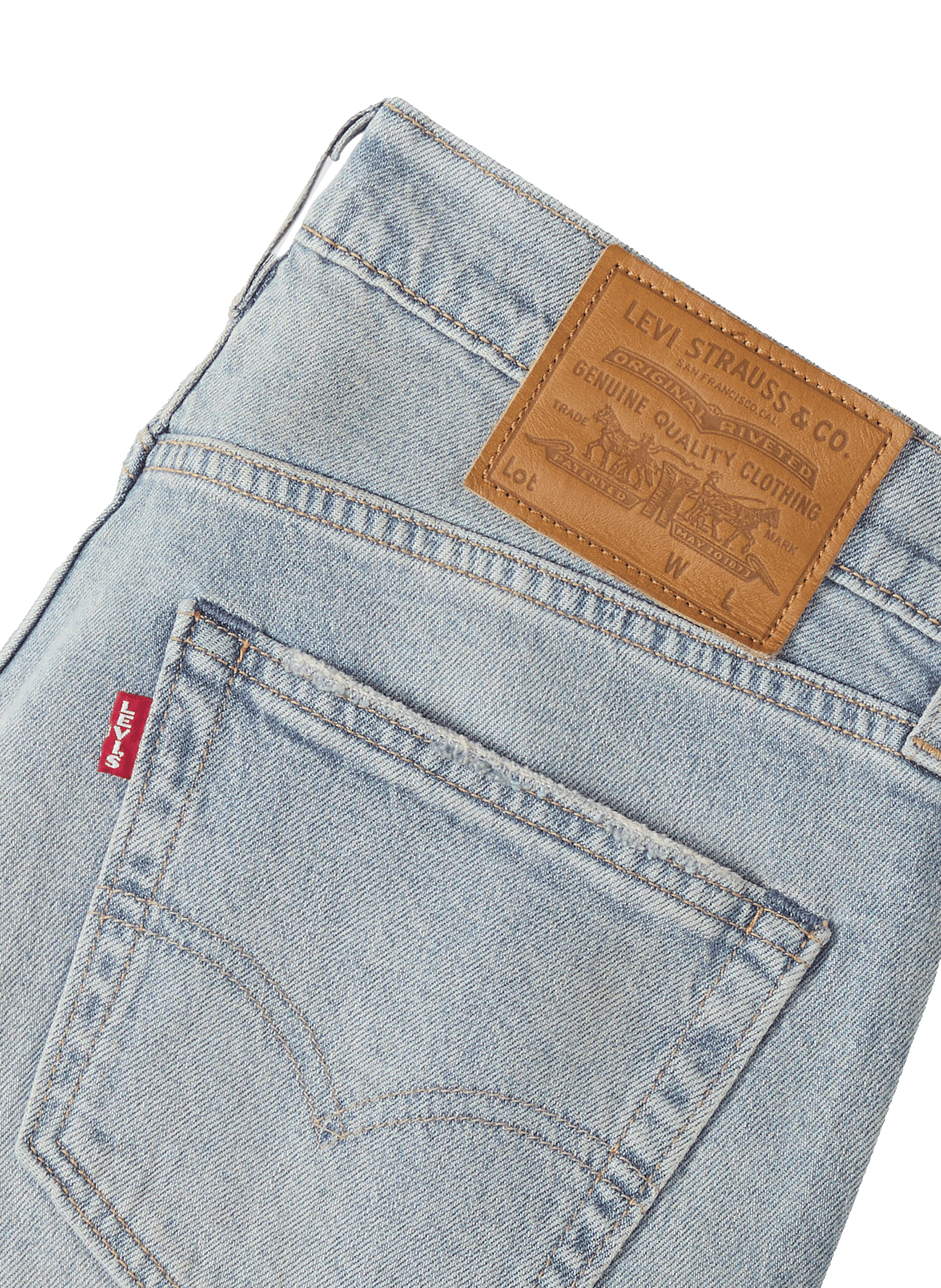 511 Straight Leg Washed Cotton Jeans LEVI'S Blue