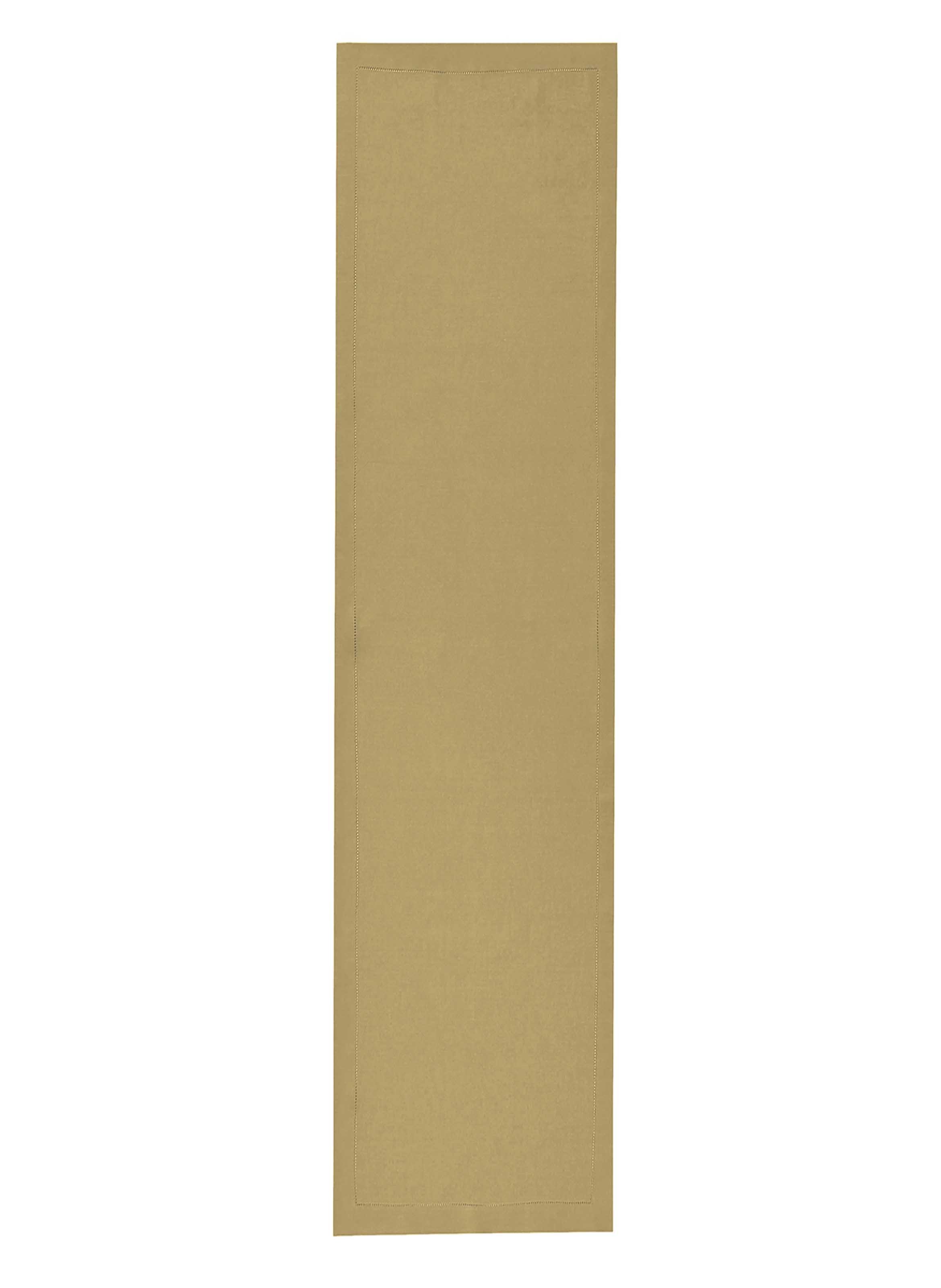 Chemin de table uni en lin, florence ALEXANDRE TURPAULT Jaune