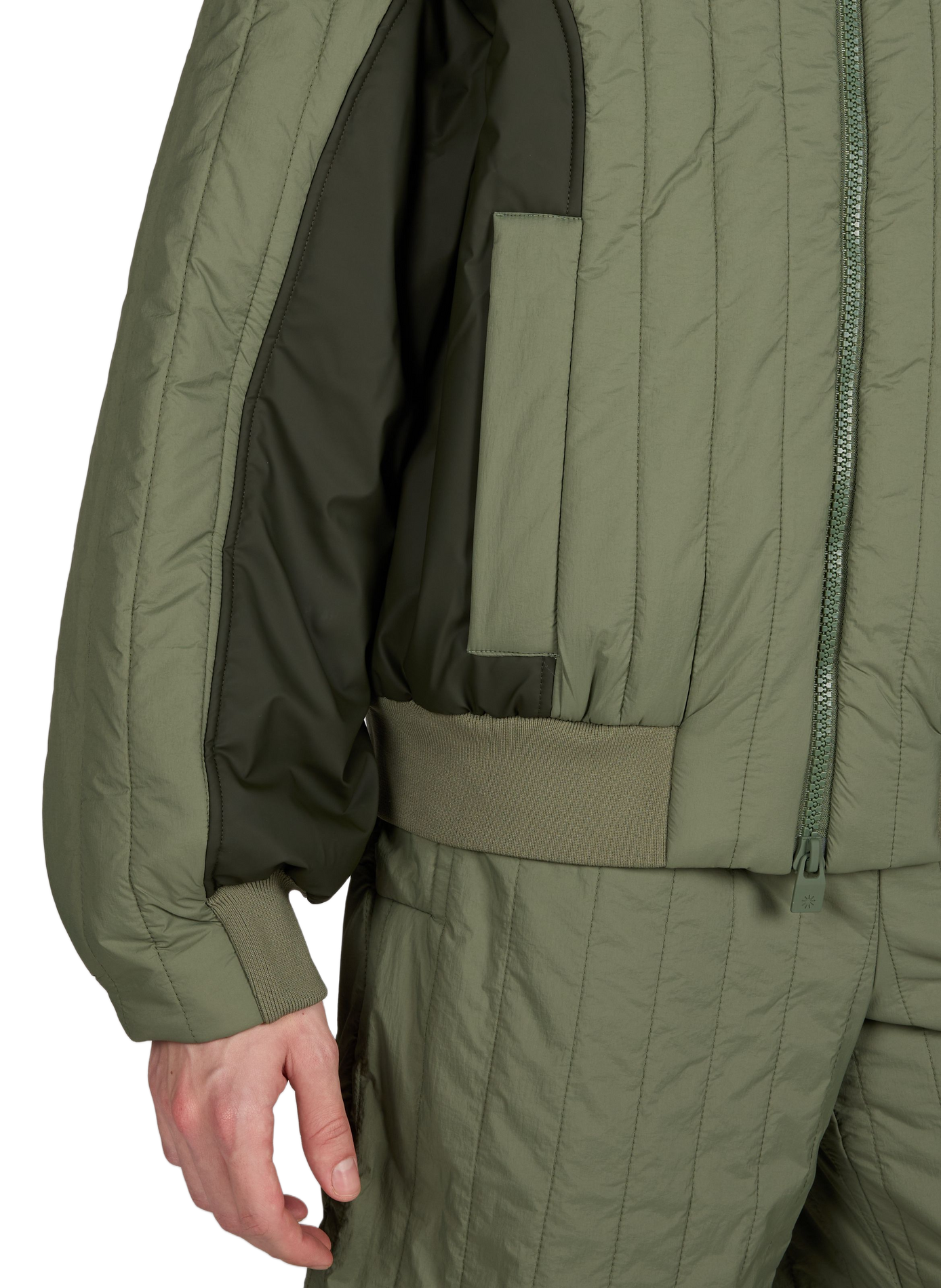 Quilted Koya Vision Jacket RAINS Green
