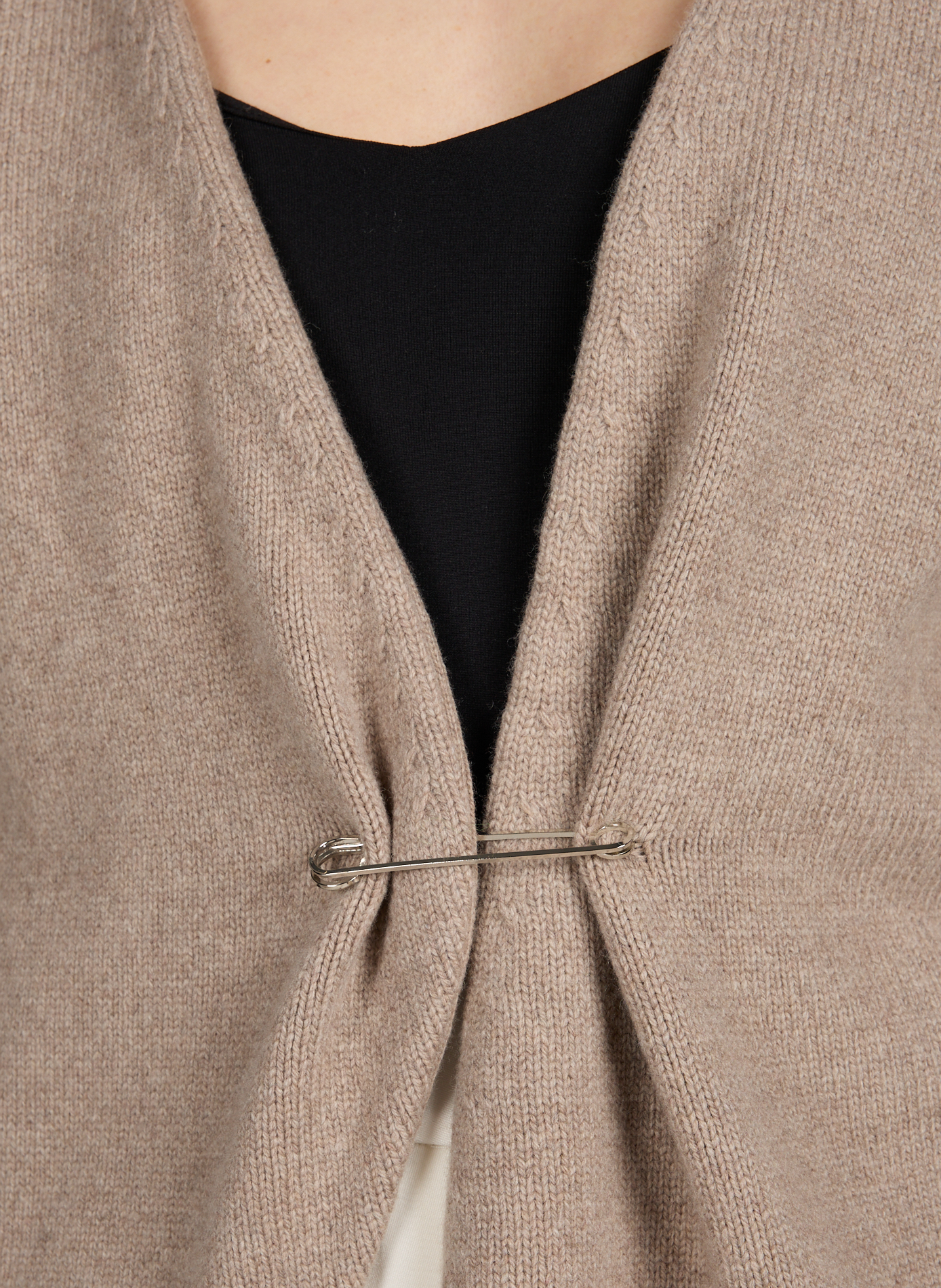 Cardigan en laine et cachemire ROHE FRAMES Beige