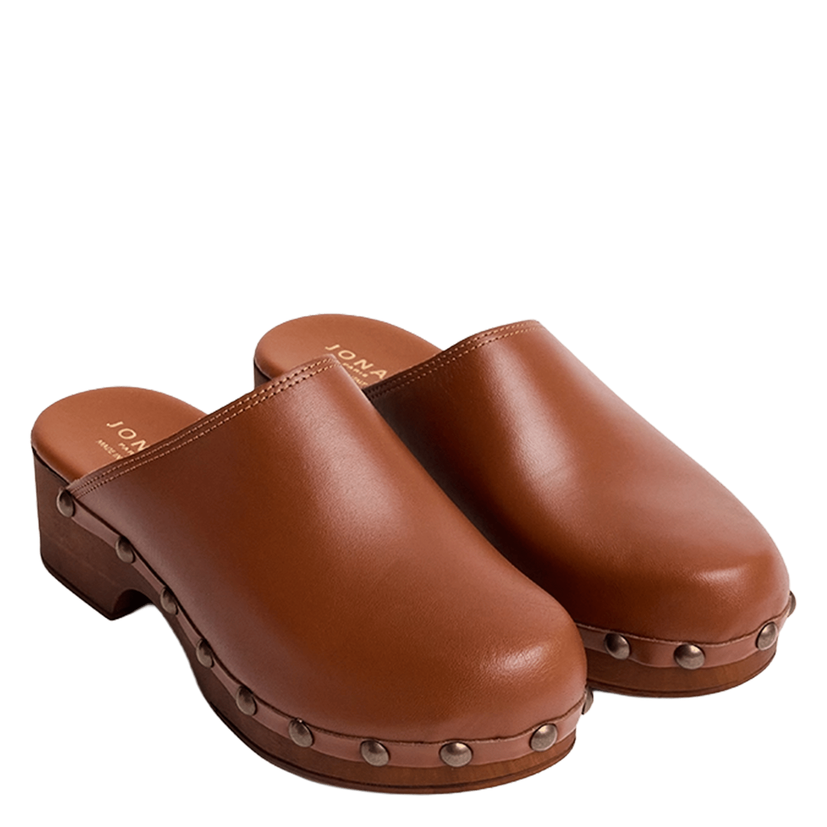 Sabots en cuir naky JONAK Marron