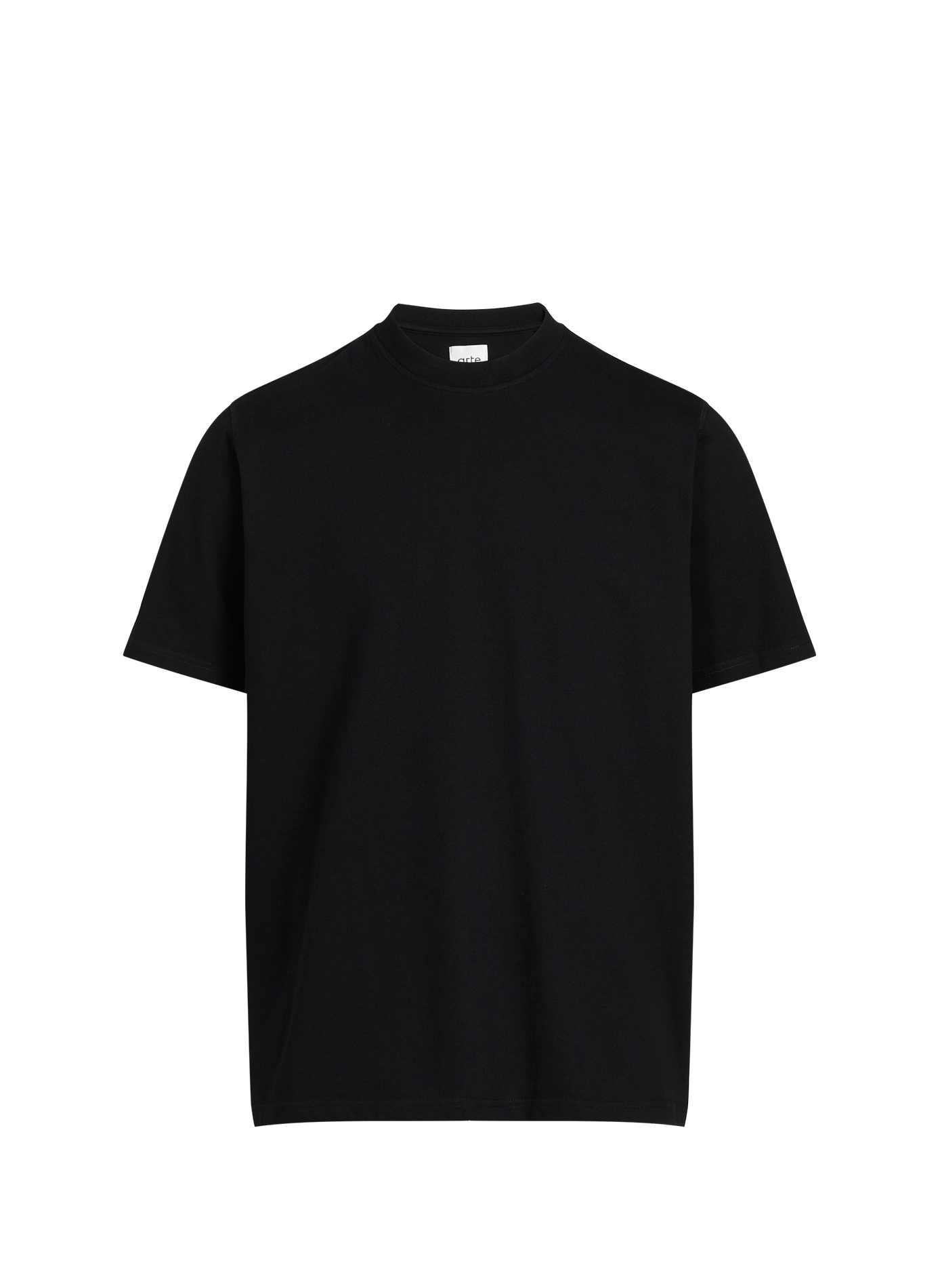 T-shirt imprimé au dos en coton ARTE ANTWERP Noir