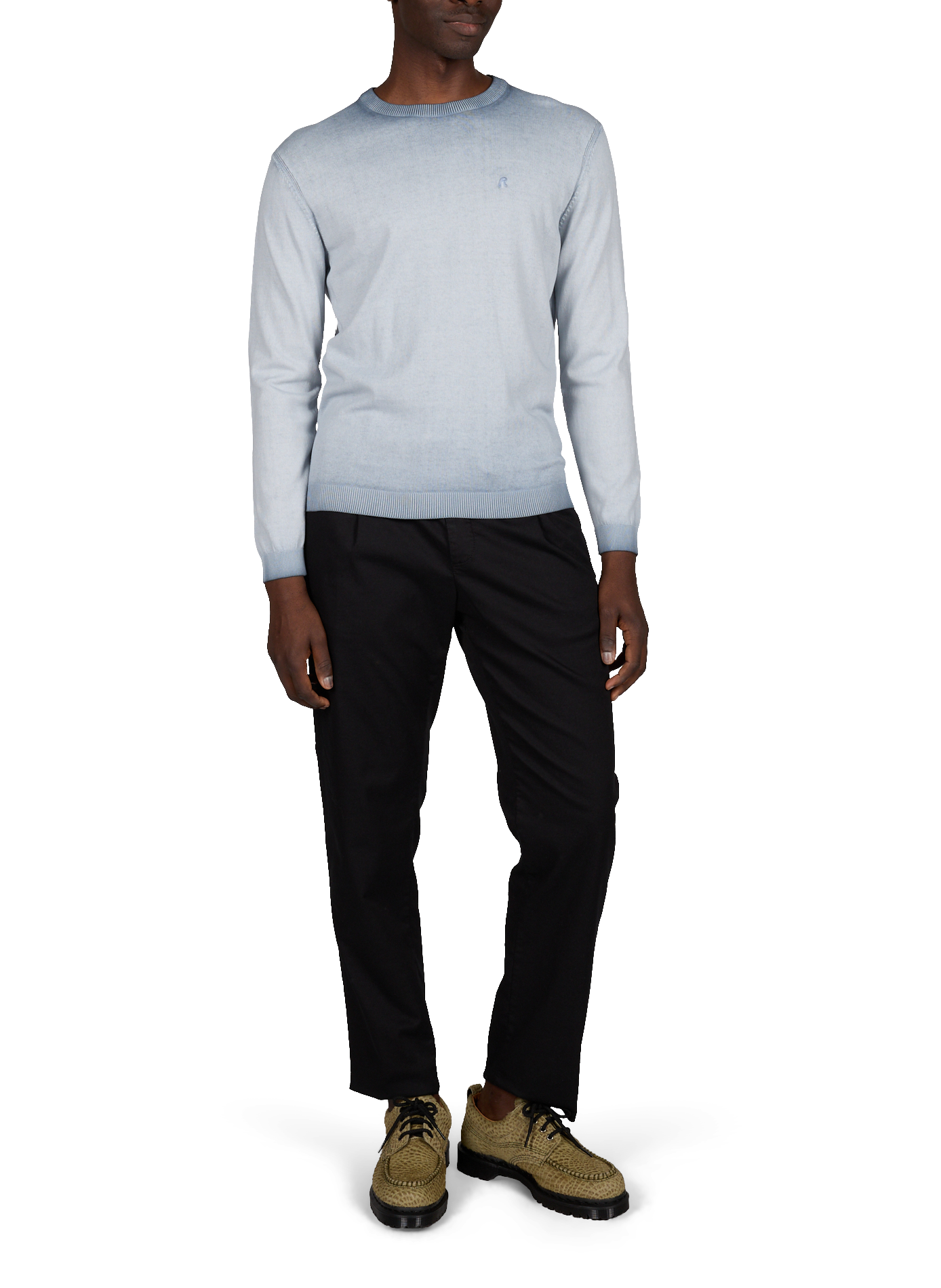 Cotton gradient sweater REPLAY Pink