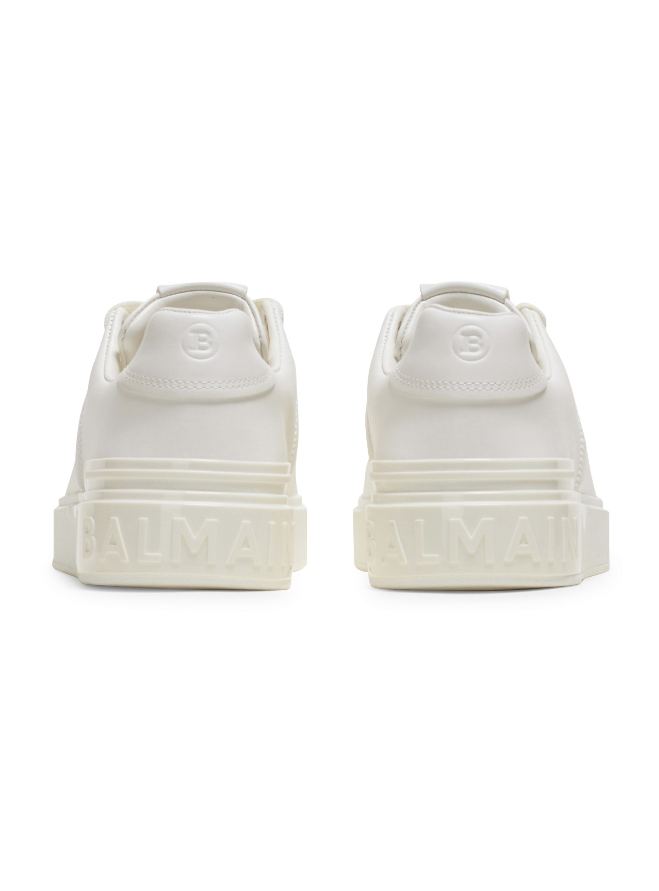 Baskets b-court en cuir de veau BALMAIN Noir