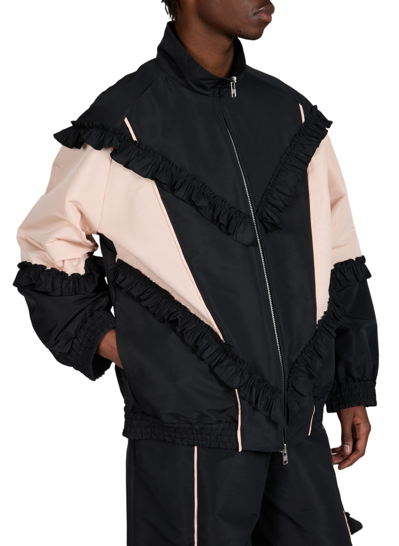 Ruffled high-neck jacket SIMONE ROCHA Multicolour