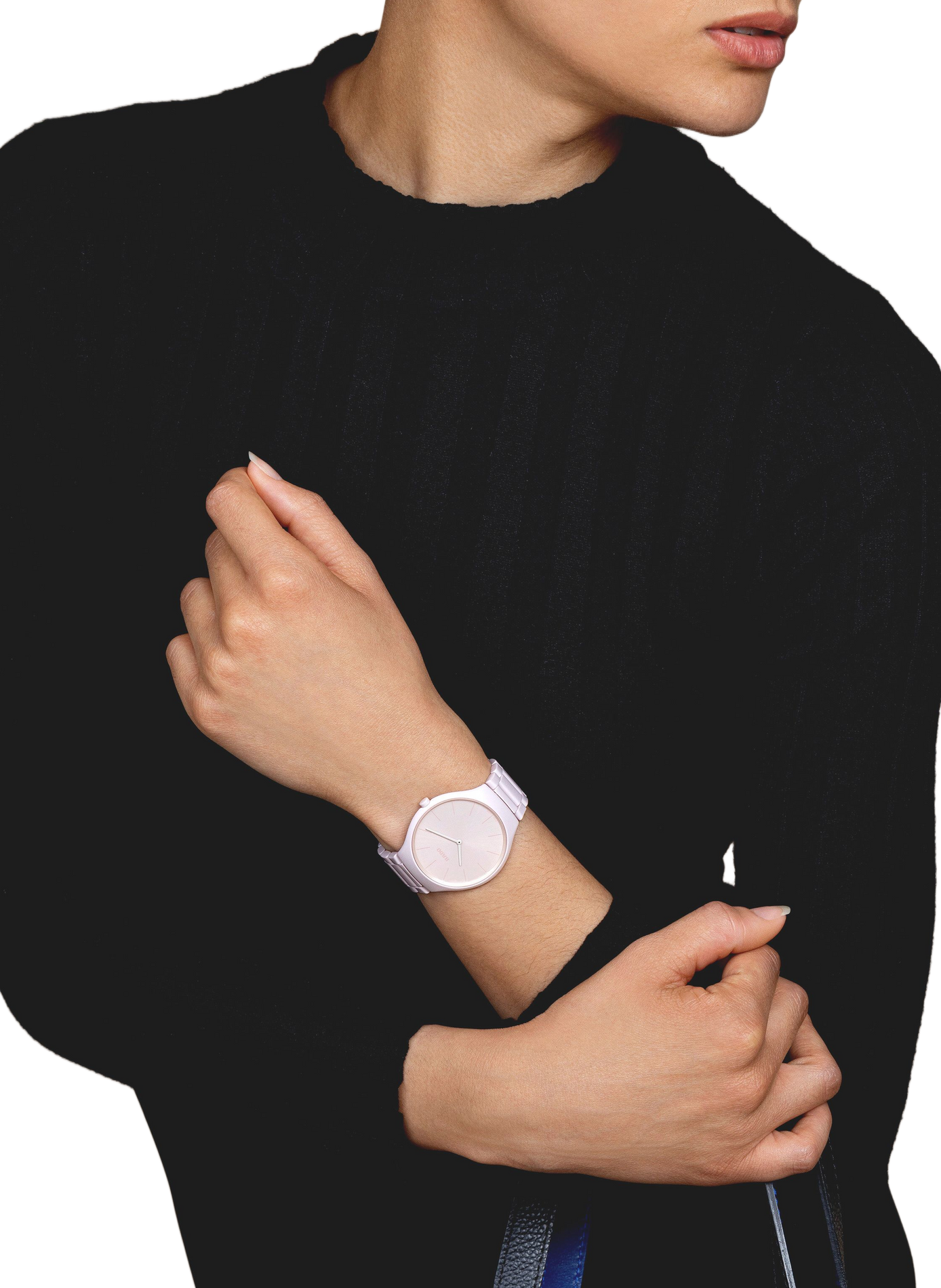 Montre quartz en céramique RADO Rose
