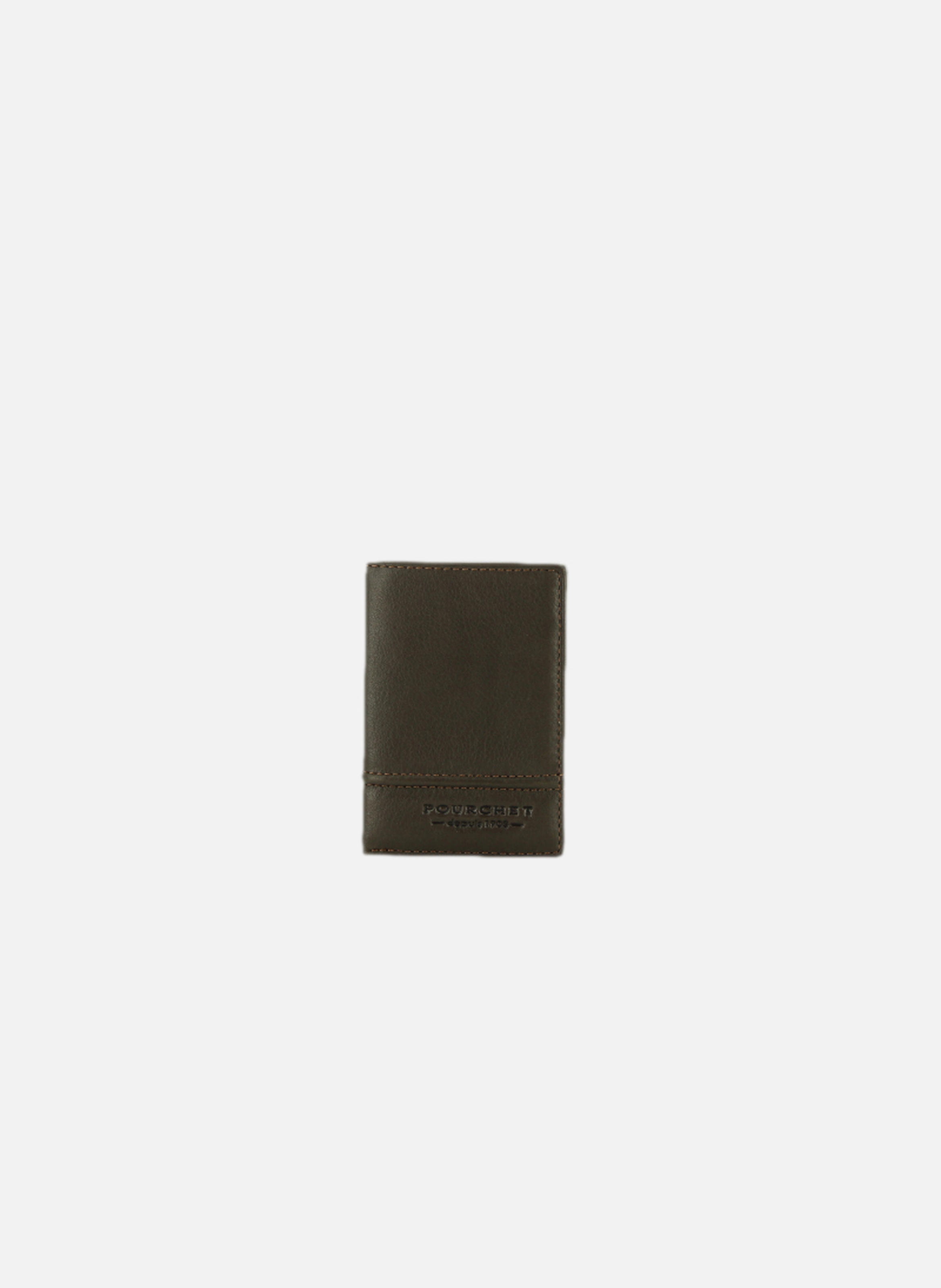 Métropol | portefeuille en cuir de vachette MarronPOURCHET