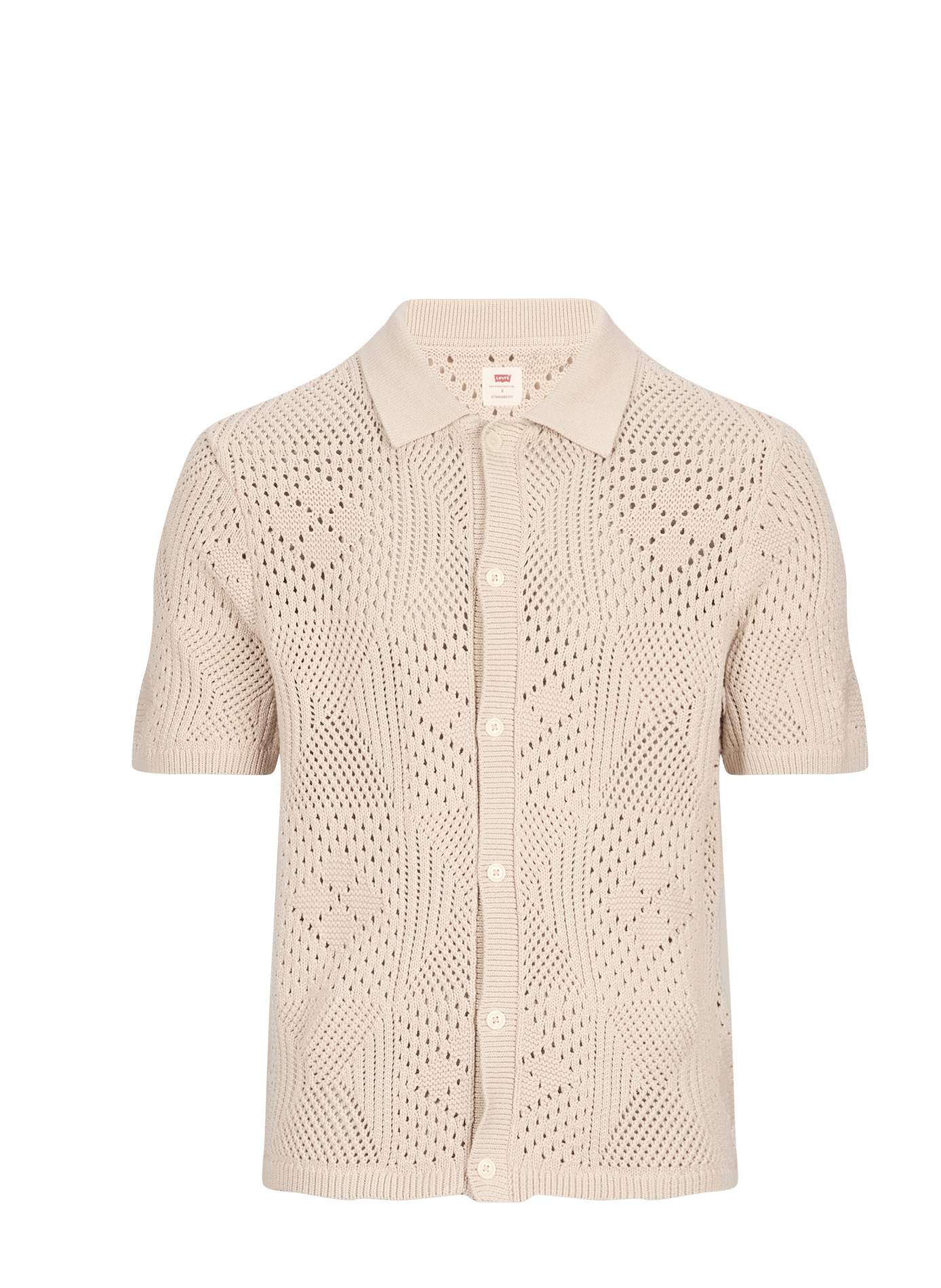 Chemise en maille en coton LEVI'S Beige