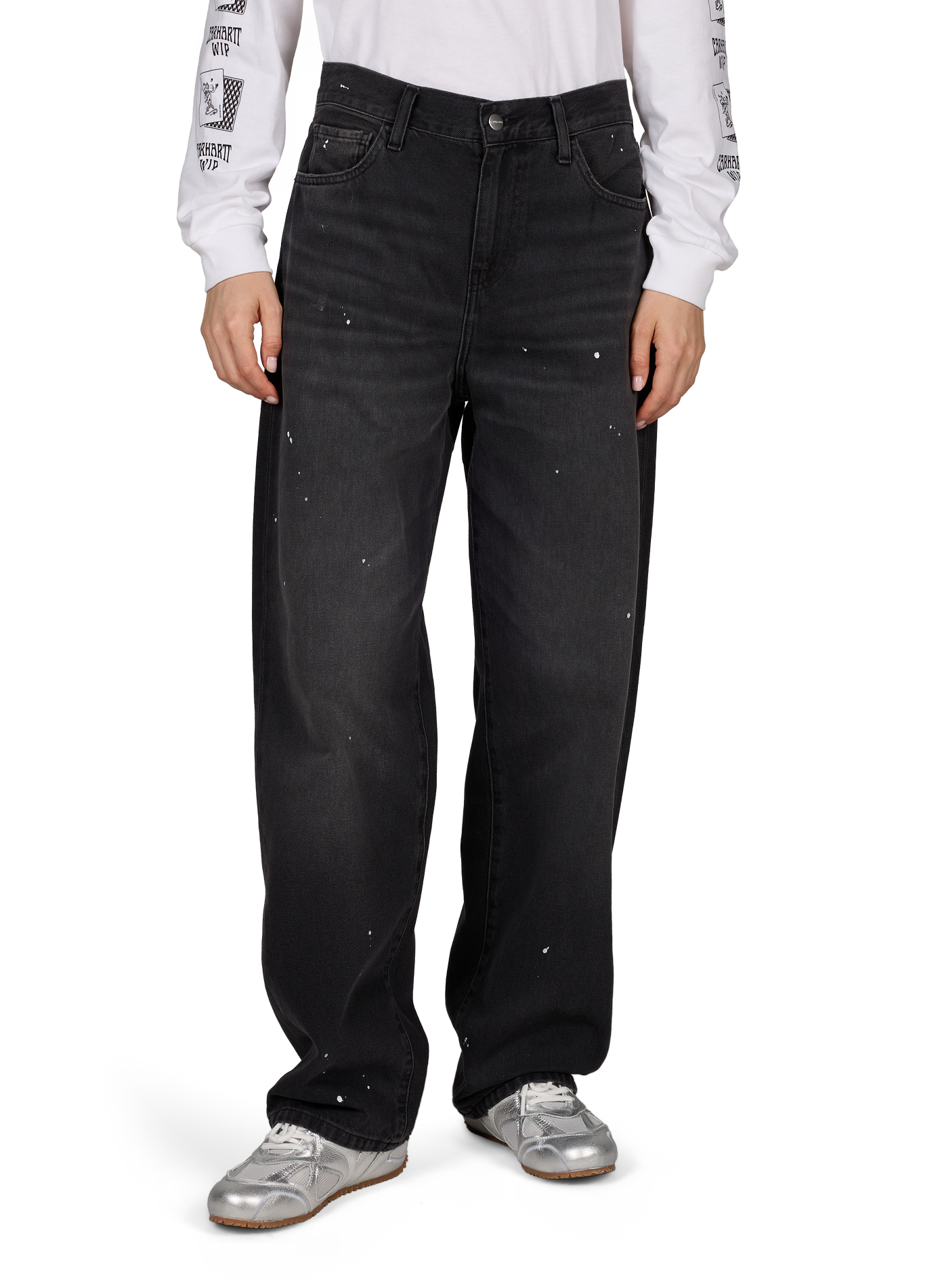Arin Baumwoll-Jeans CARHARTT WIP Schwarz