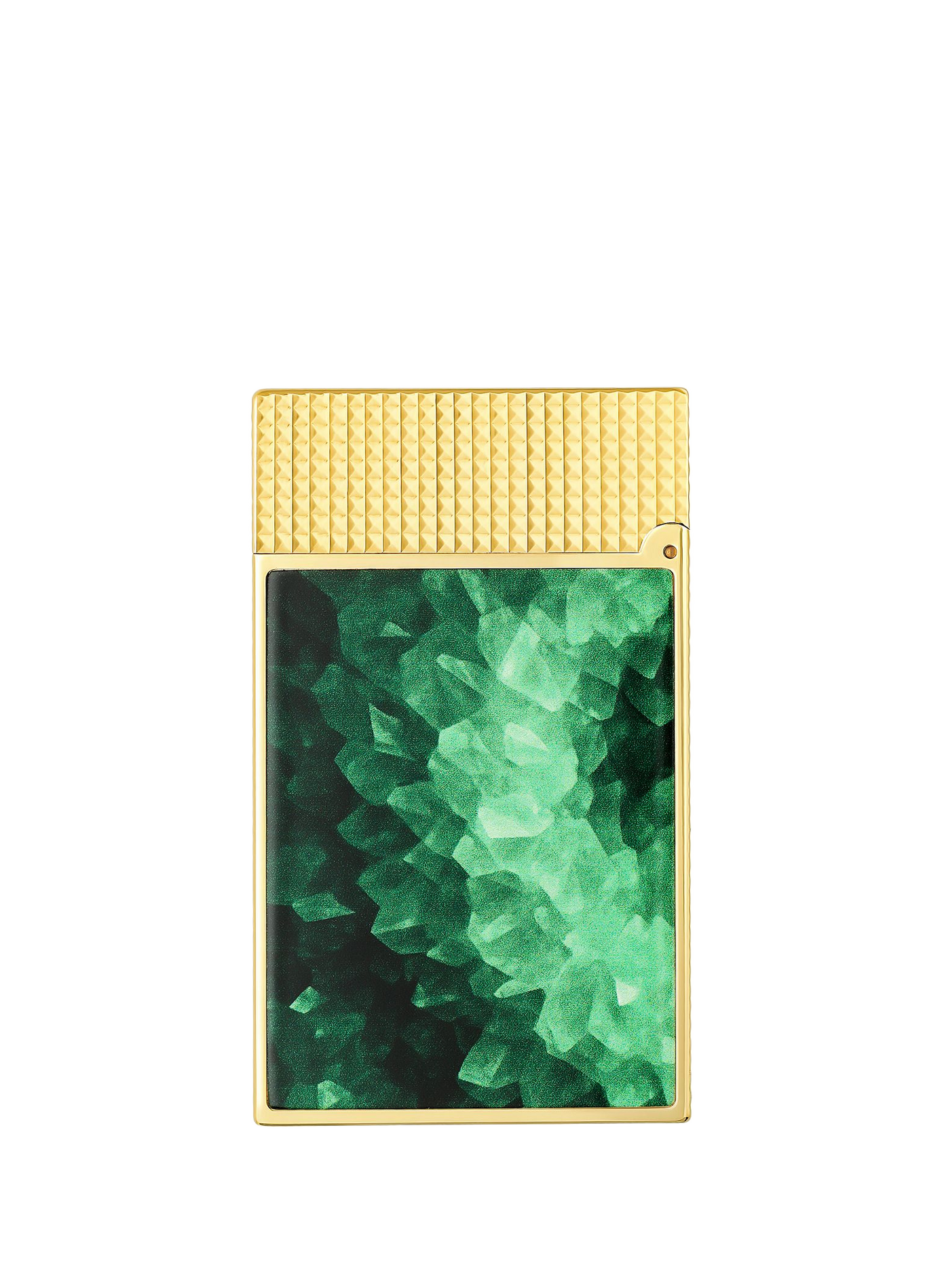 Lackierter Feuerzeugstoff 2 Geode S.T. DUPONT Grun