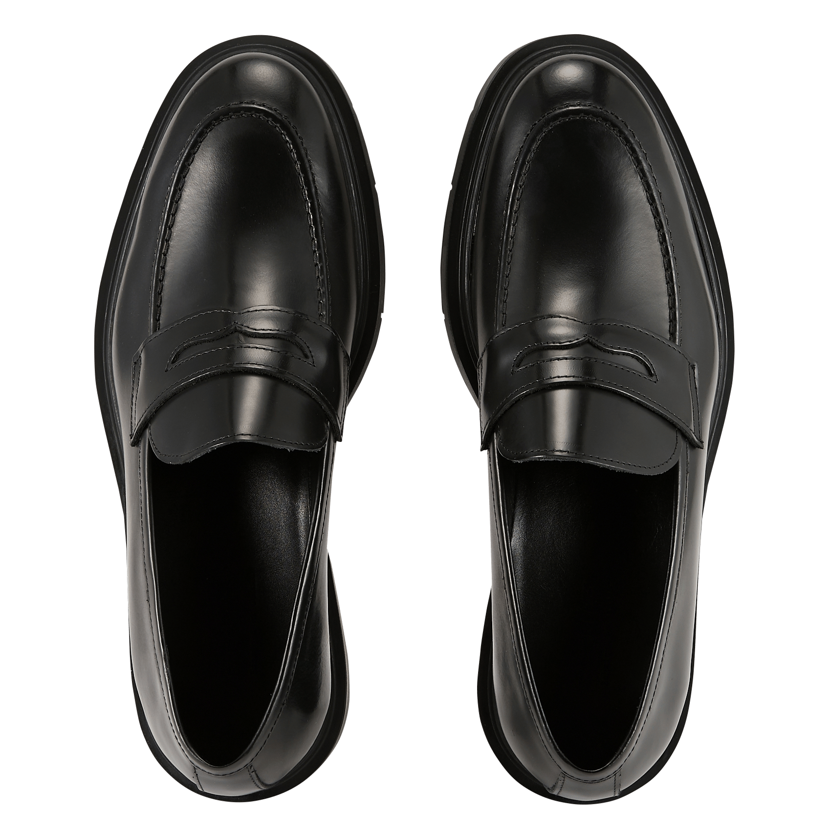 Mocassins en cuir de veau SAISON 1865 Noir