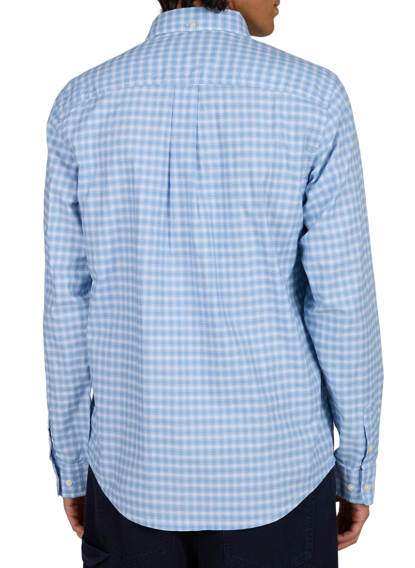 Cotton check shirt  LES DEUX Blue