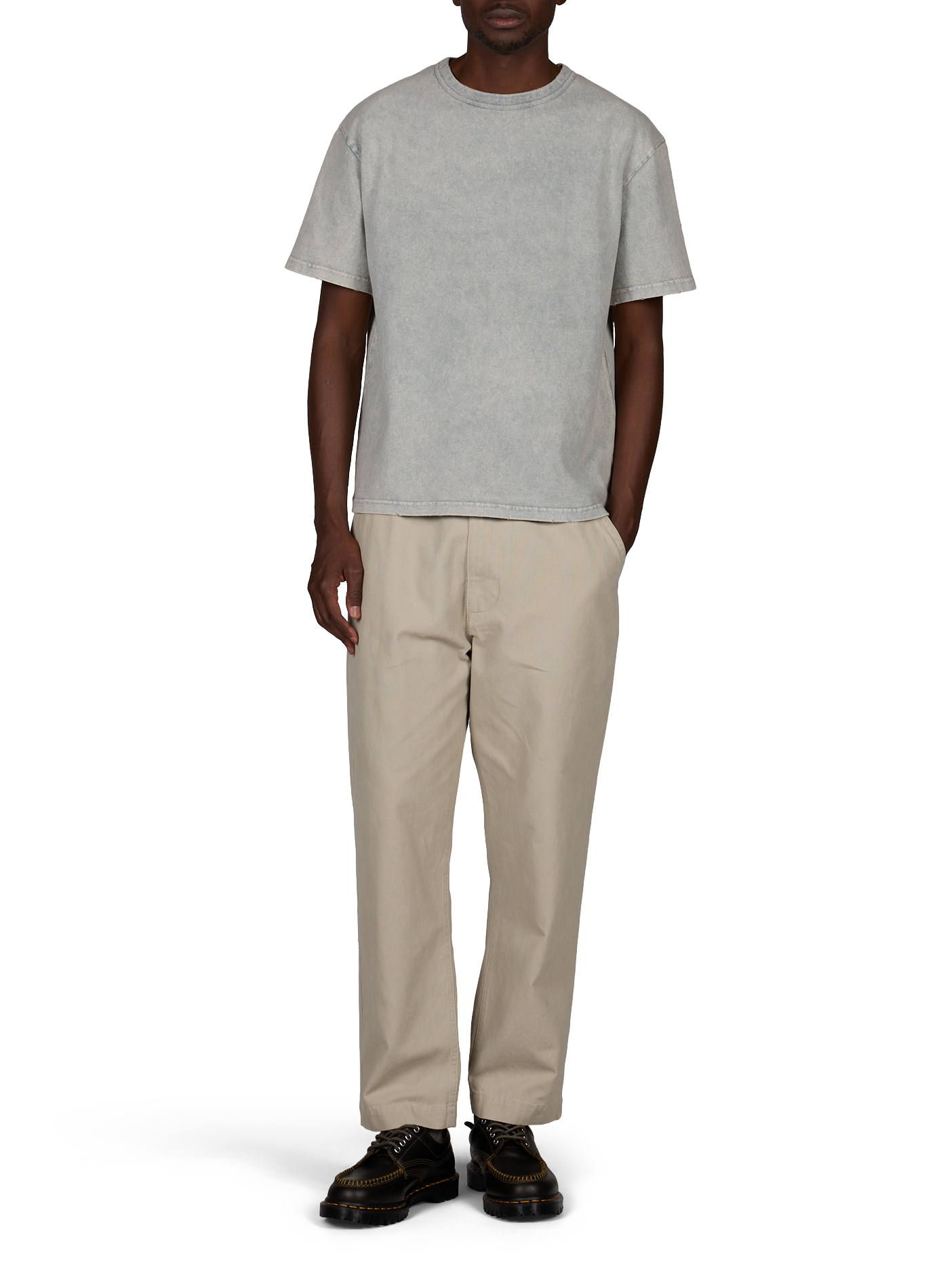 Pantaloni dritti BELLEROSE Beige