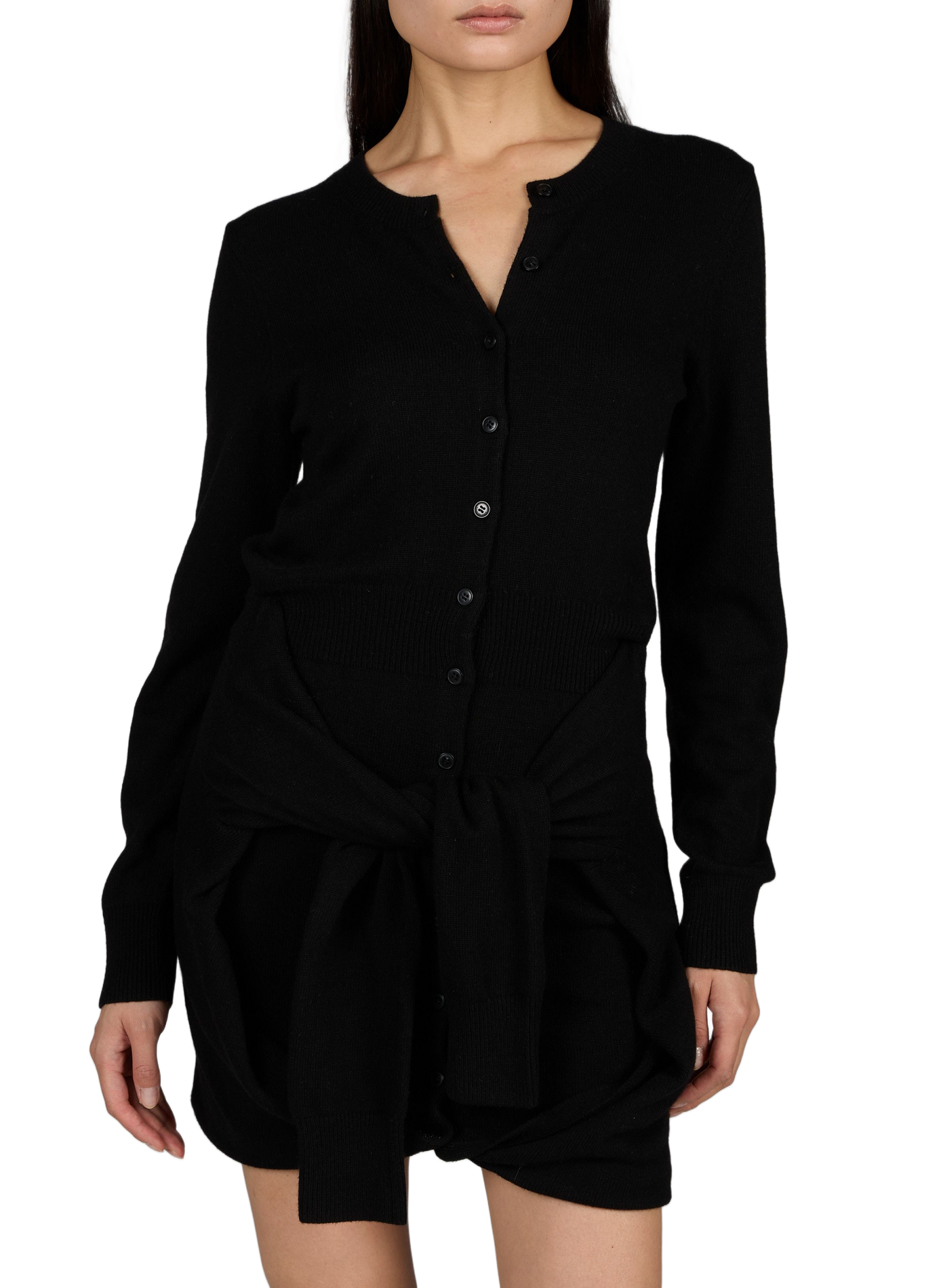Robe courte manche longues  ALEXANDER WANG Noir