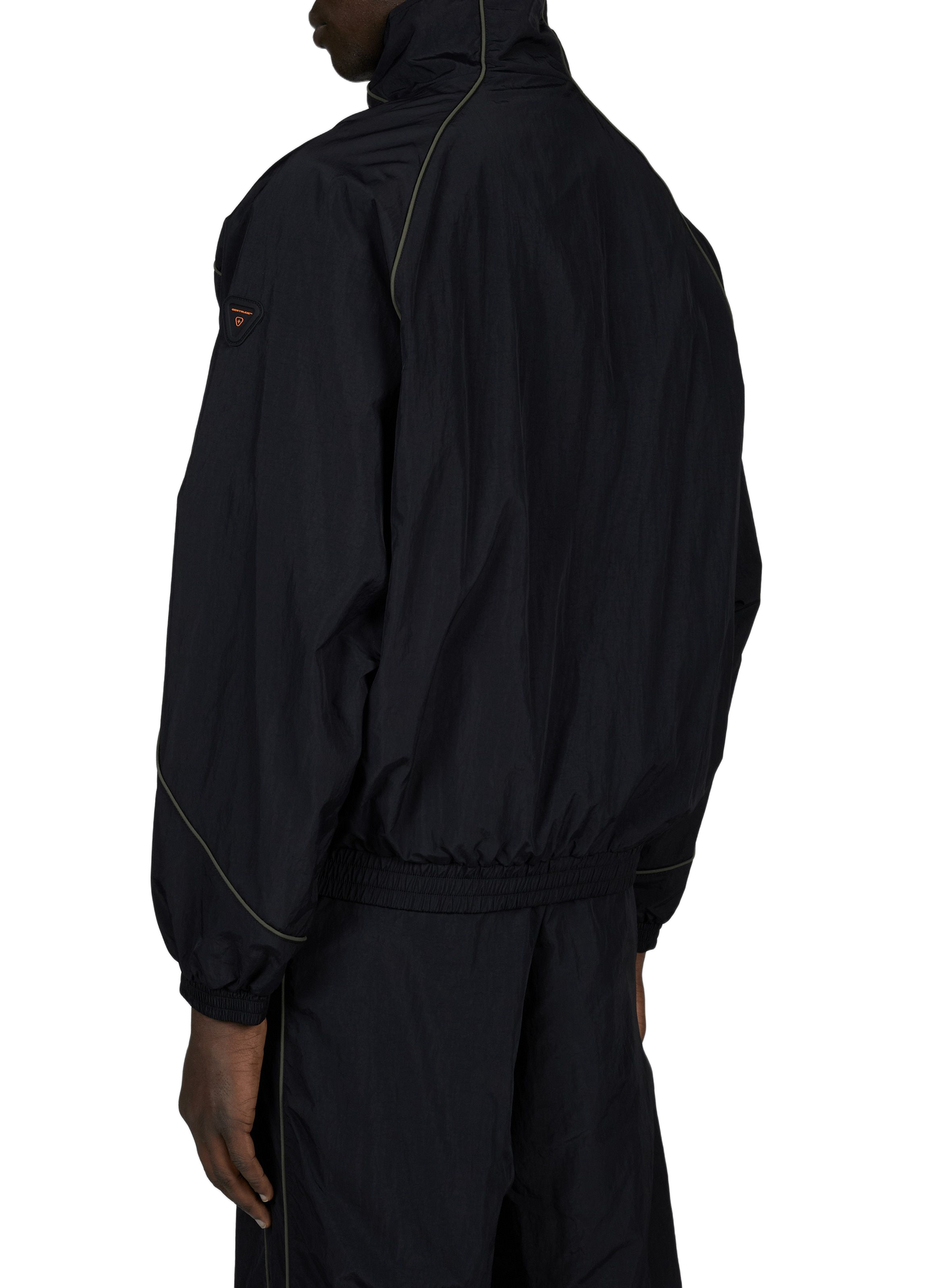 High-neck windbreaker jacket GERTRUDE Black