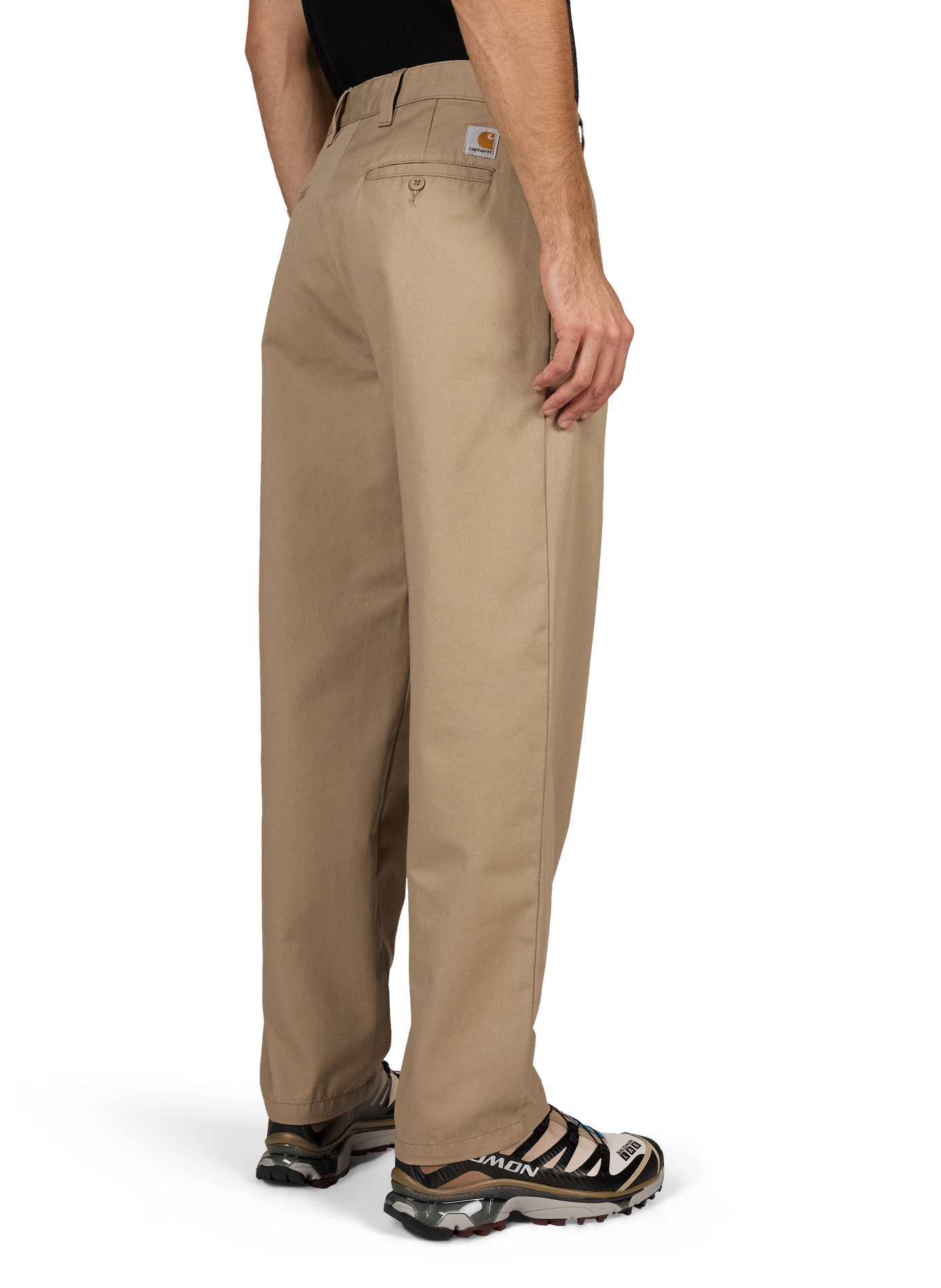 Straight cotton-blend trousers CARHARTT WIP Beige