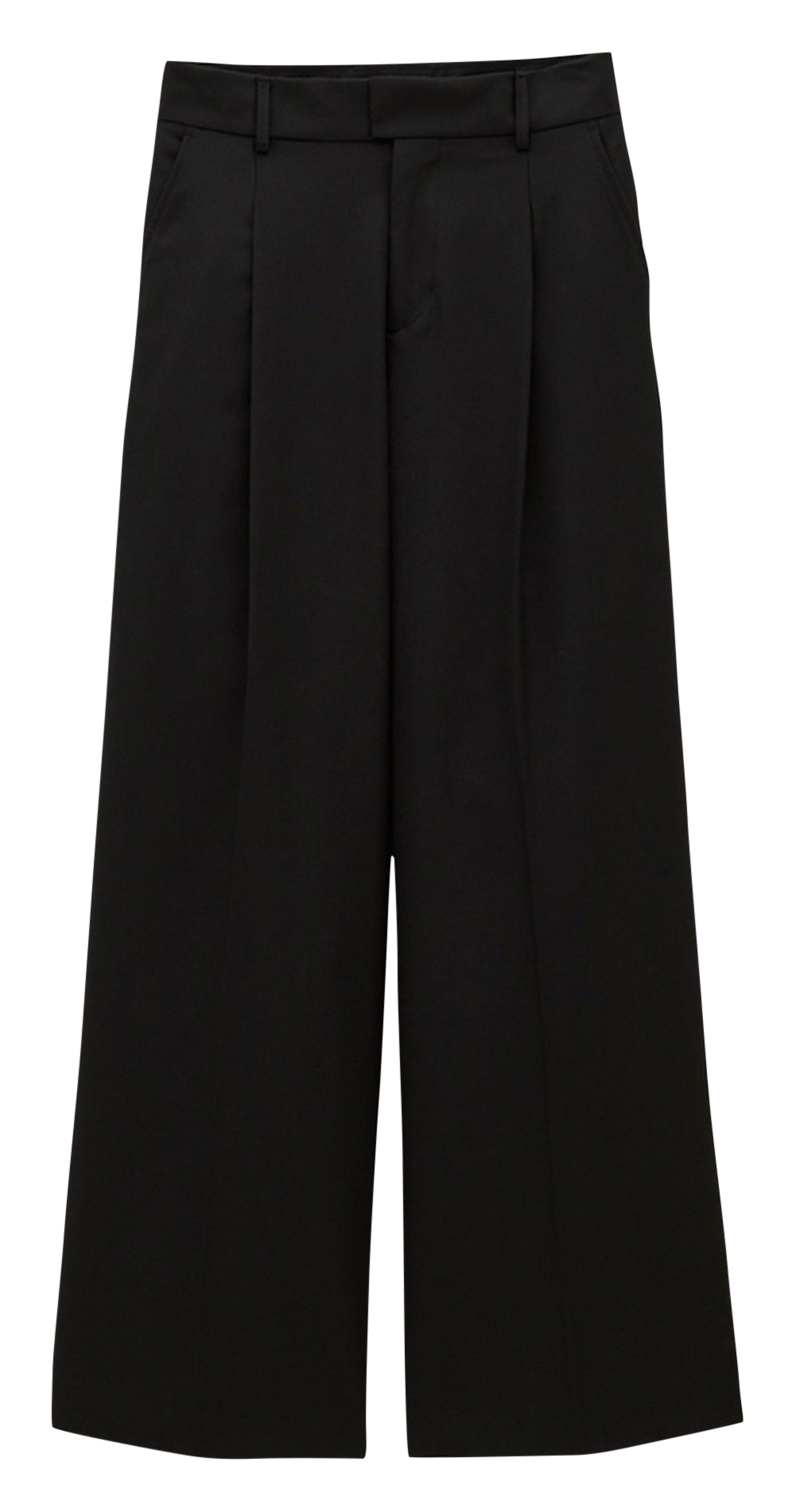 Pantalon à pinces droit uni cravy BA&SH Noir