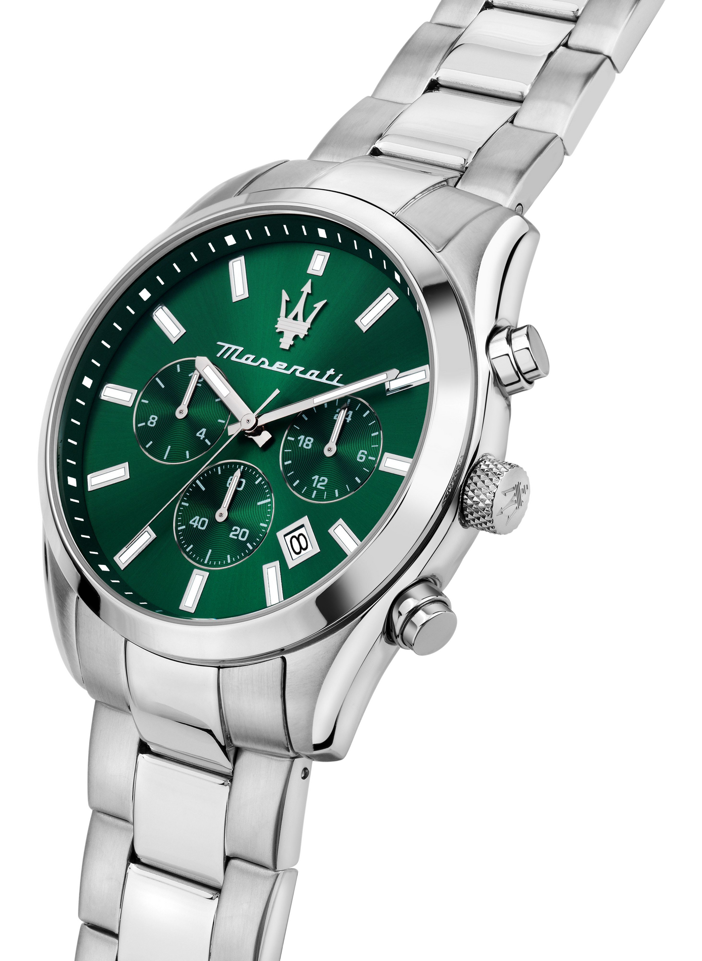 Montre quartz en acier inoxydable MASERATI Vert