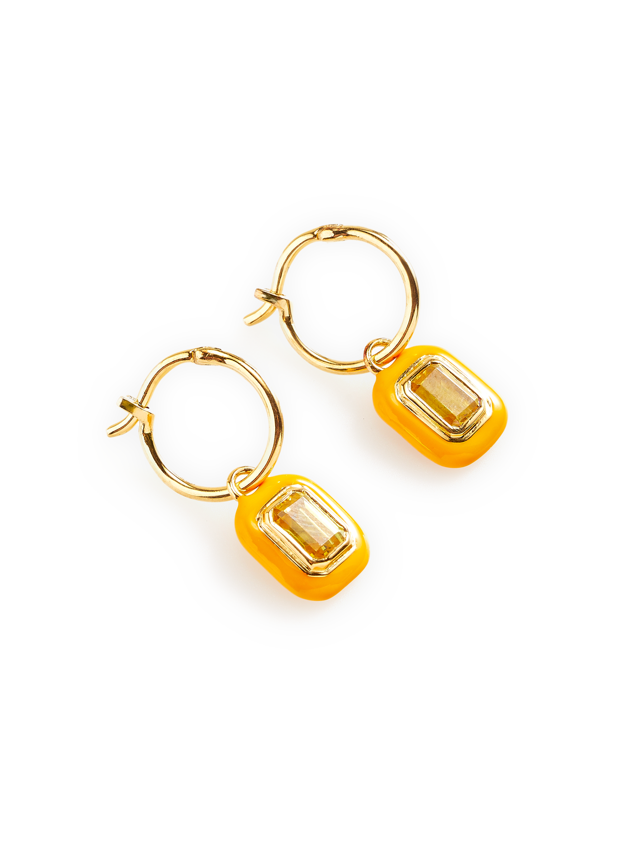 Boucles d'oreille en argent plaqué or