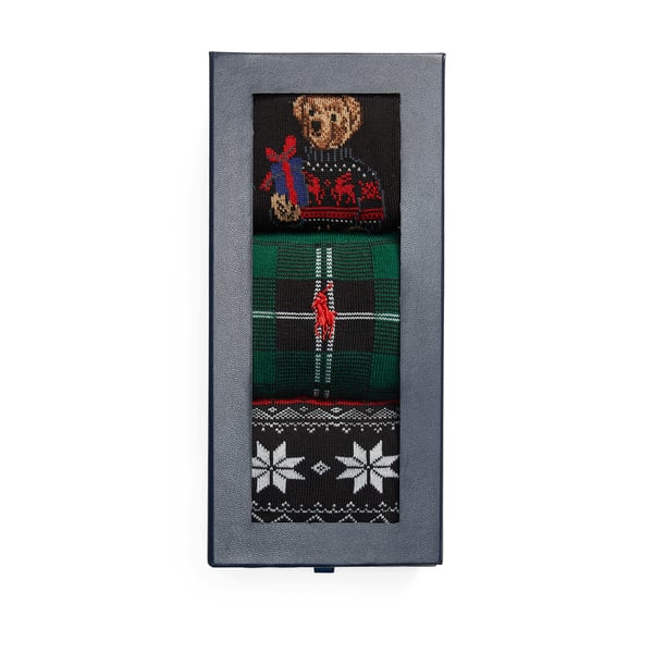 Lot de 3 chaussettes imprimées