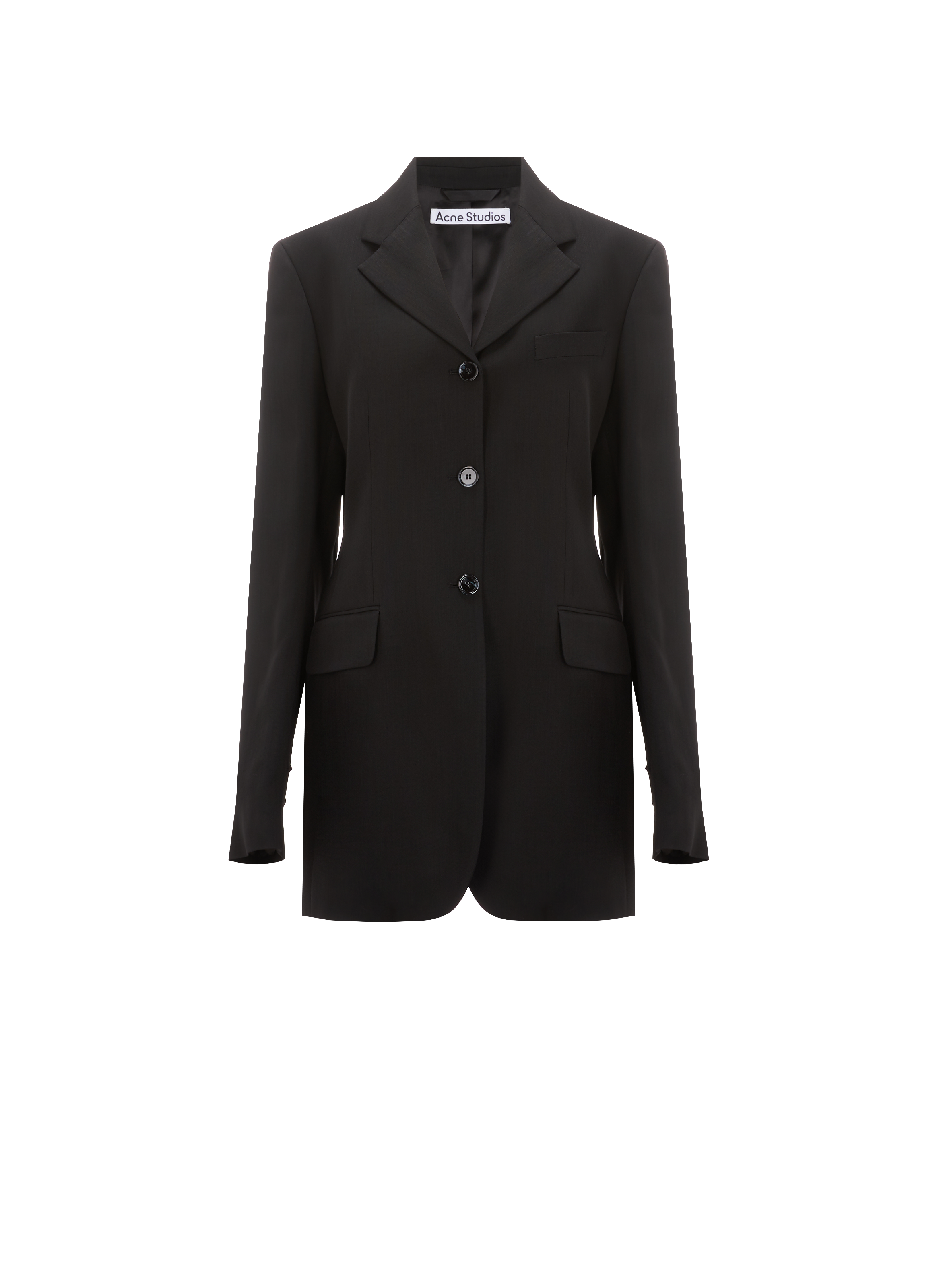 Blazer en laine mélangée ACNE STUDIOS Noir