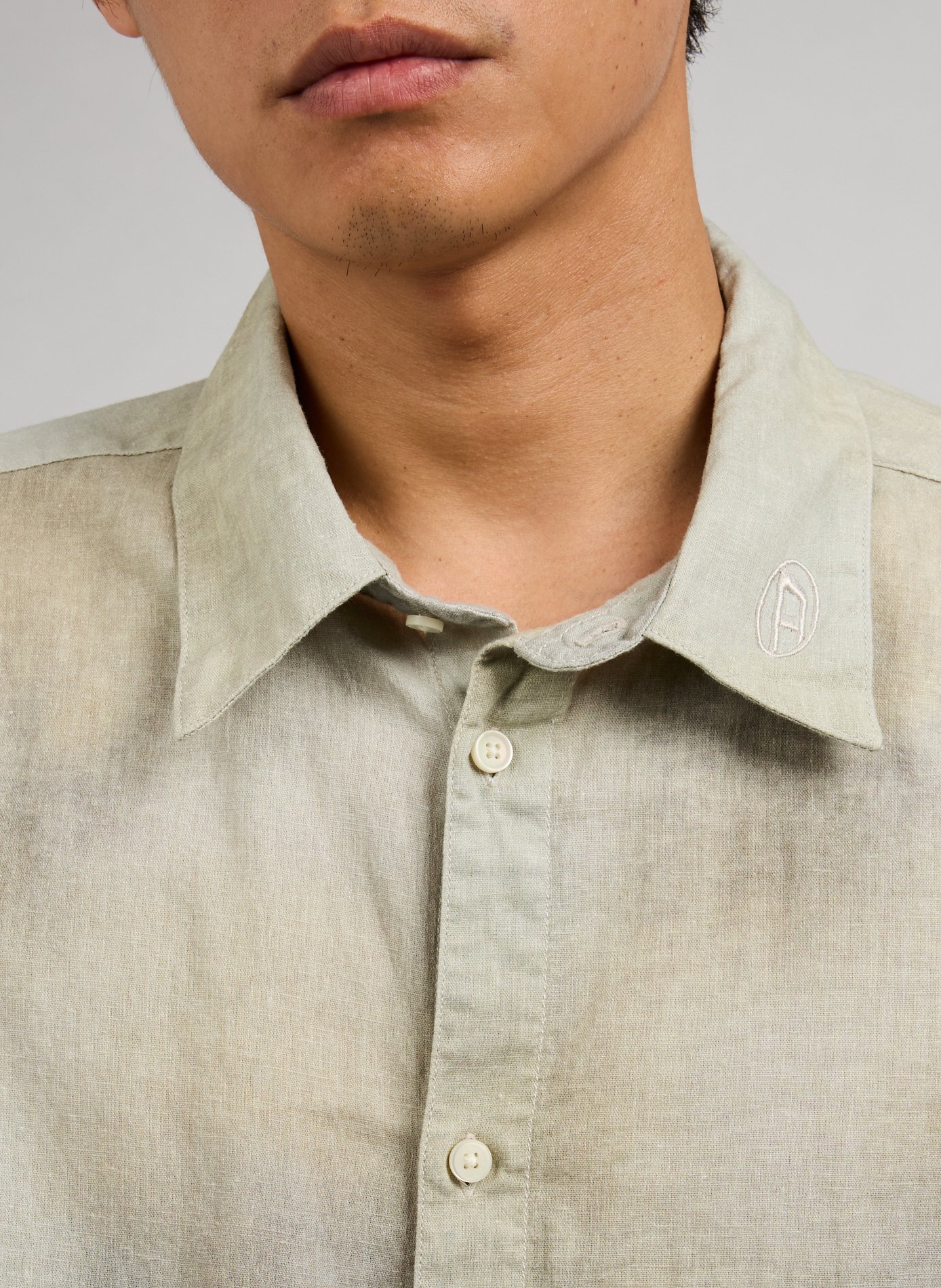 Chemise délavé ample DIESEL Gris