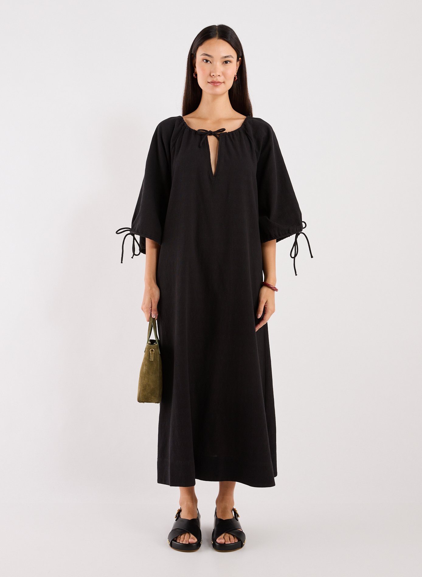 Sac à main en cuir SAISON 1865 Kaki