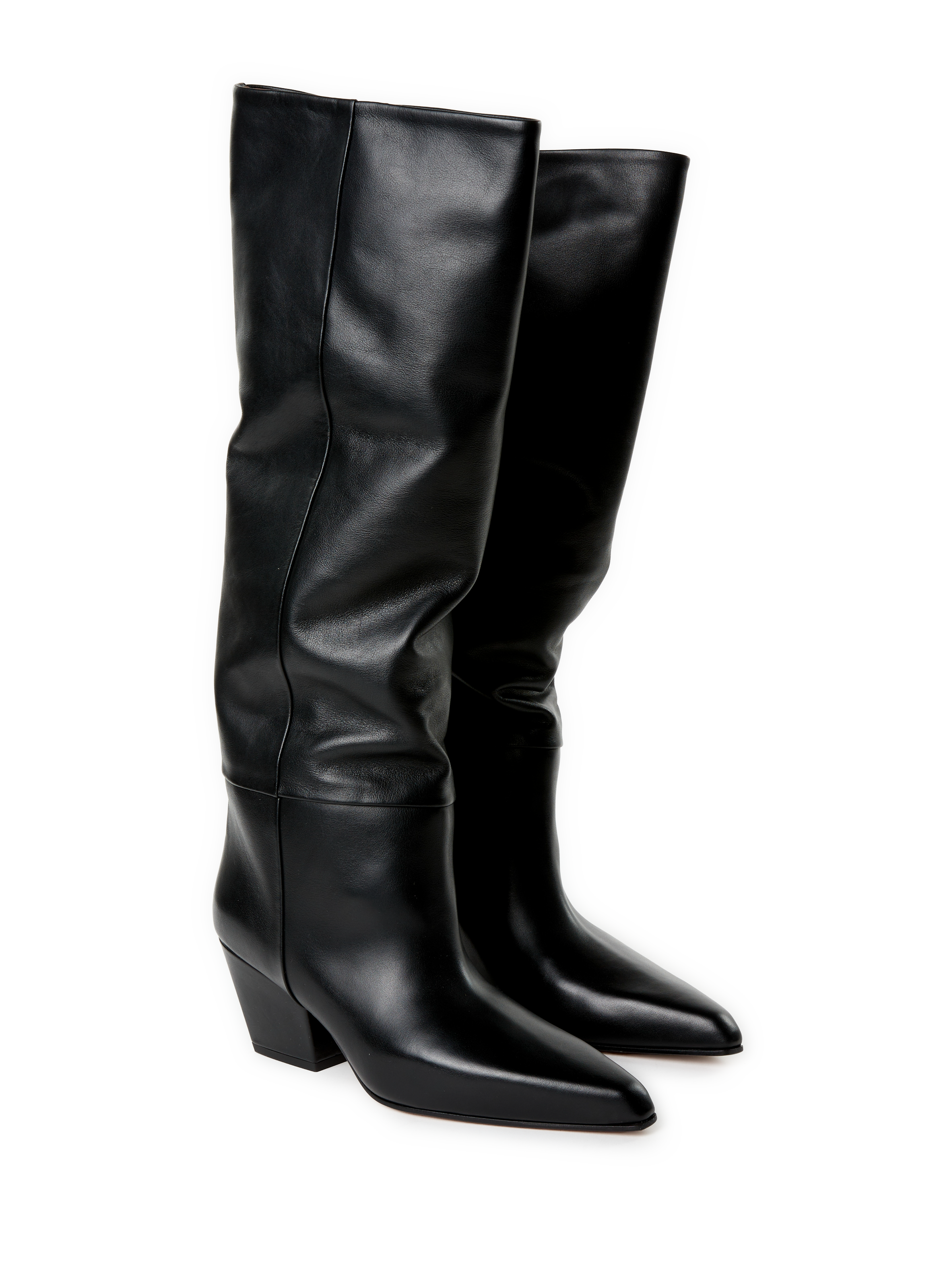 Bottes Jane 60 en cuir PARIS TEXAS Noir