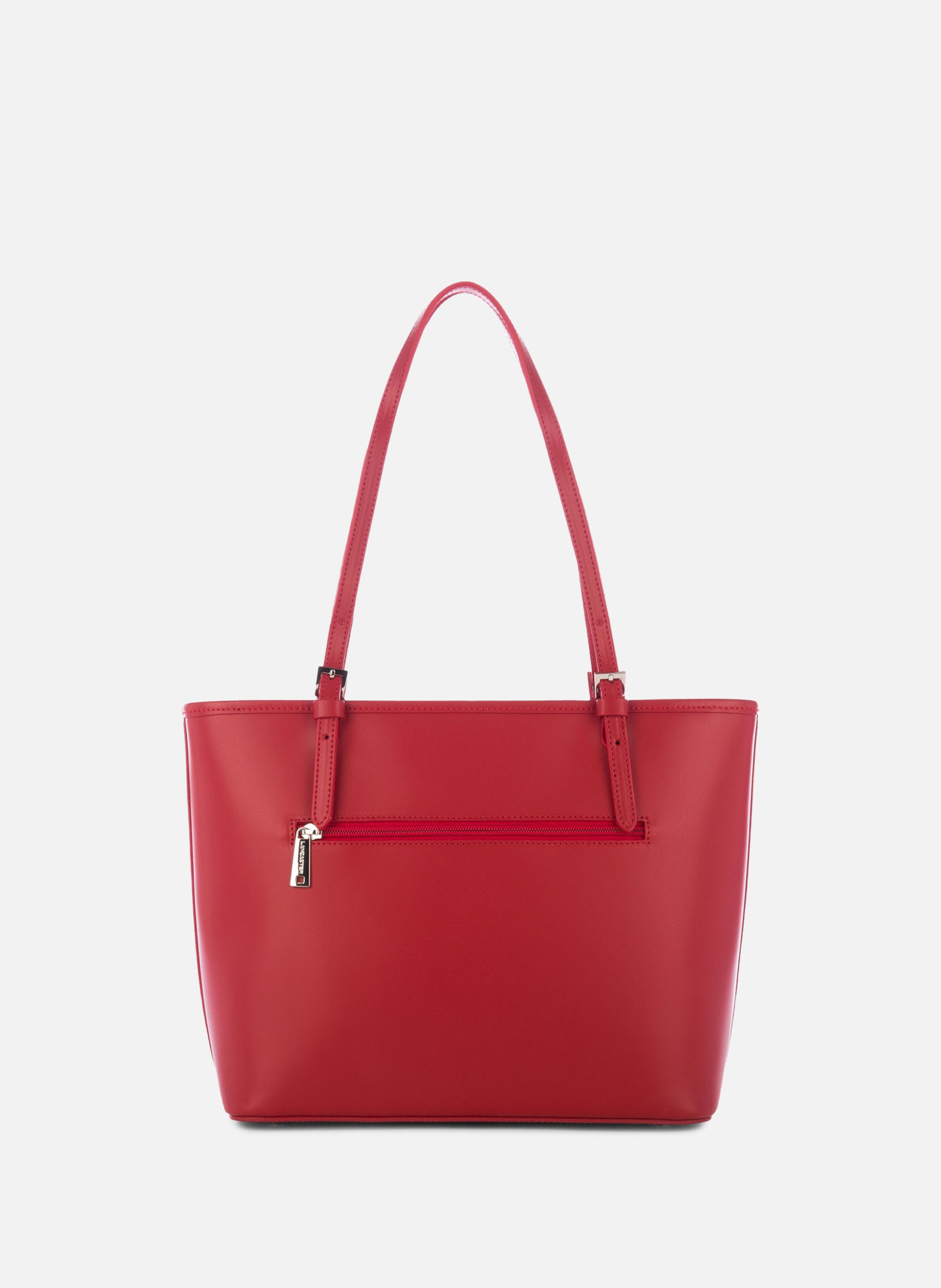 Sac cabas épaule - smooth LANCASTER Rouge