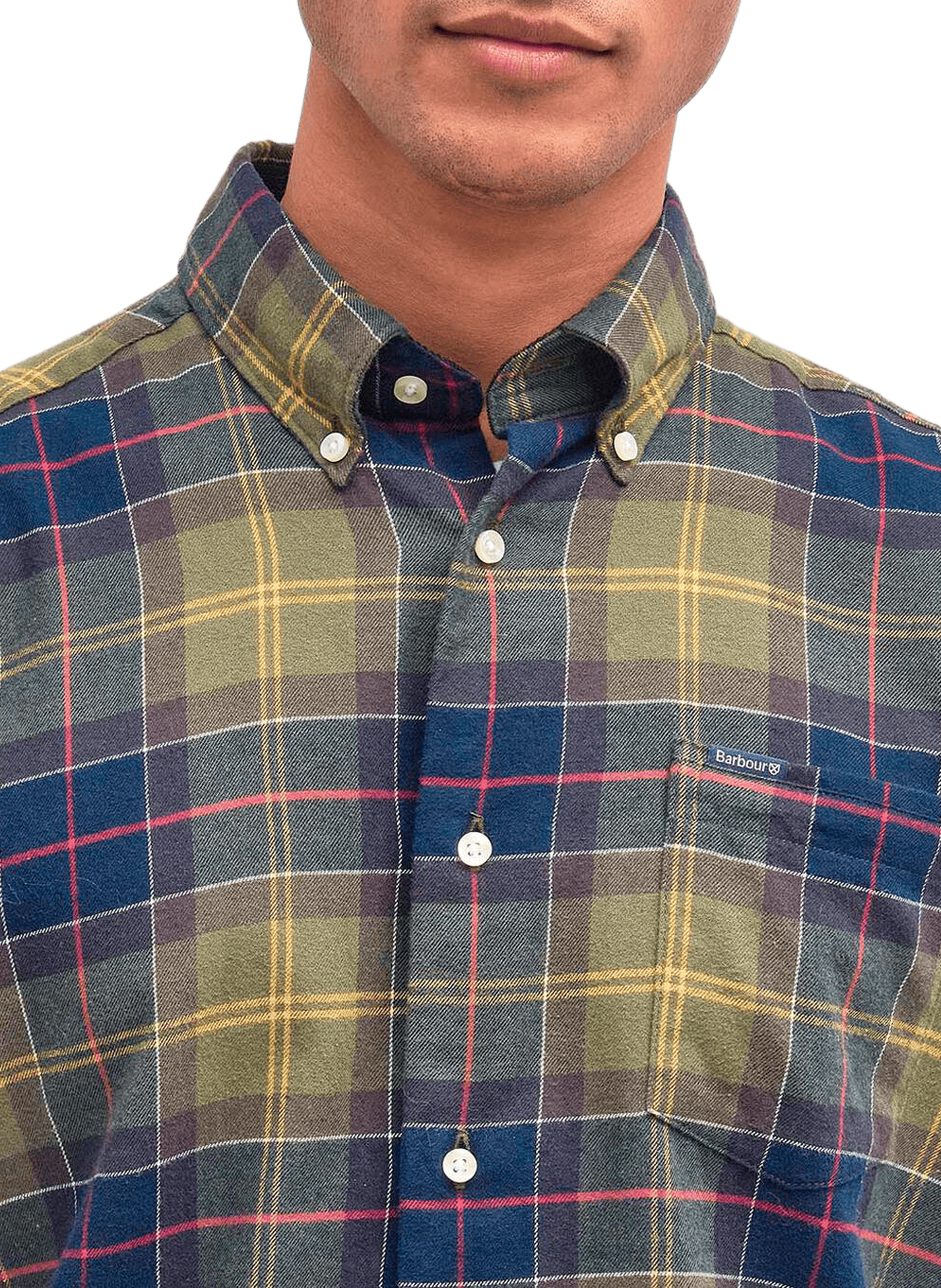 Chemise à carreaux en flanelle BARBOUR Multicolore