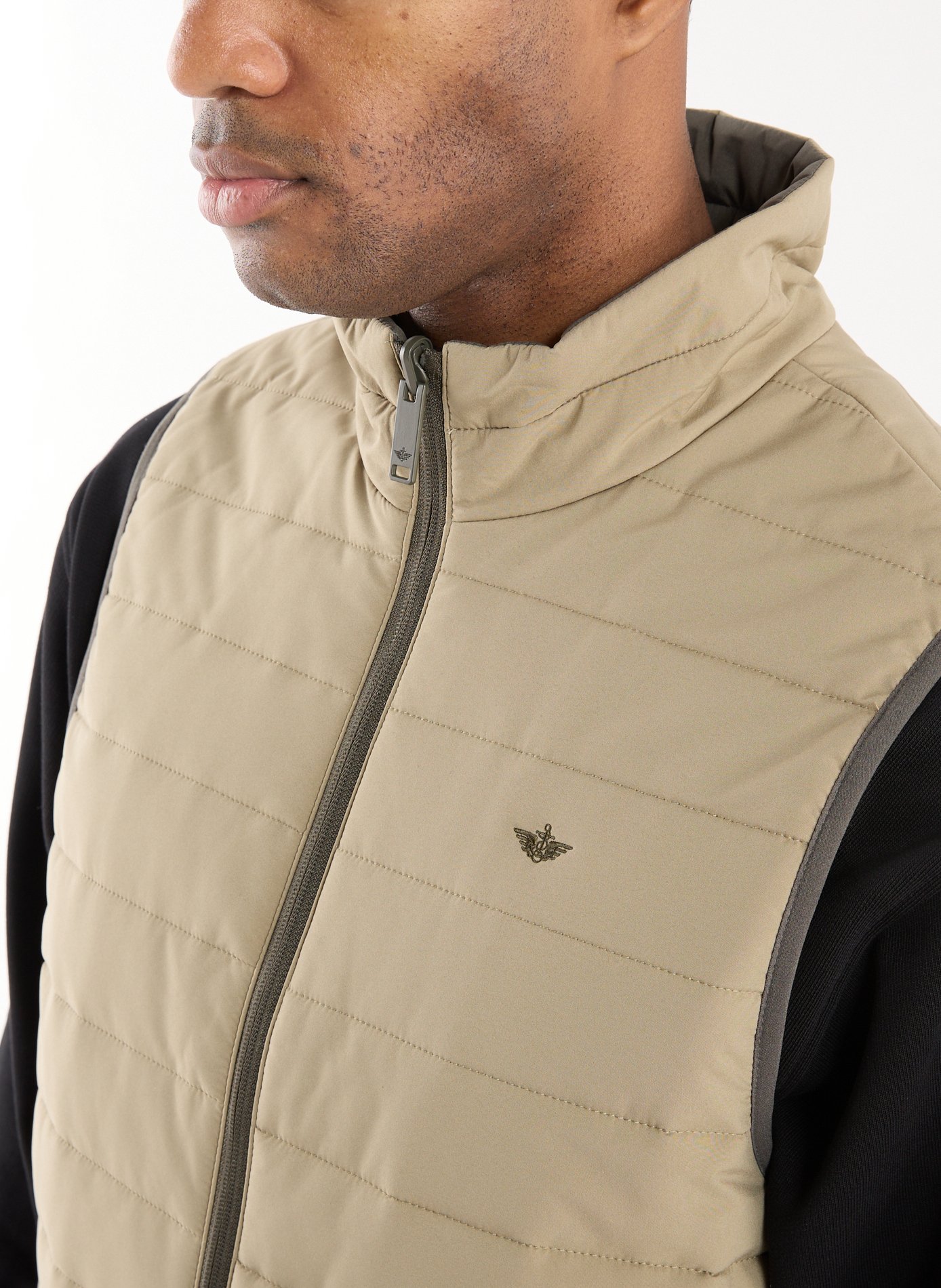 Doudoune sans manches réversible DOCKERS Kaki