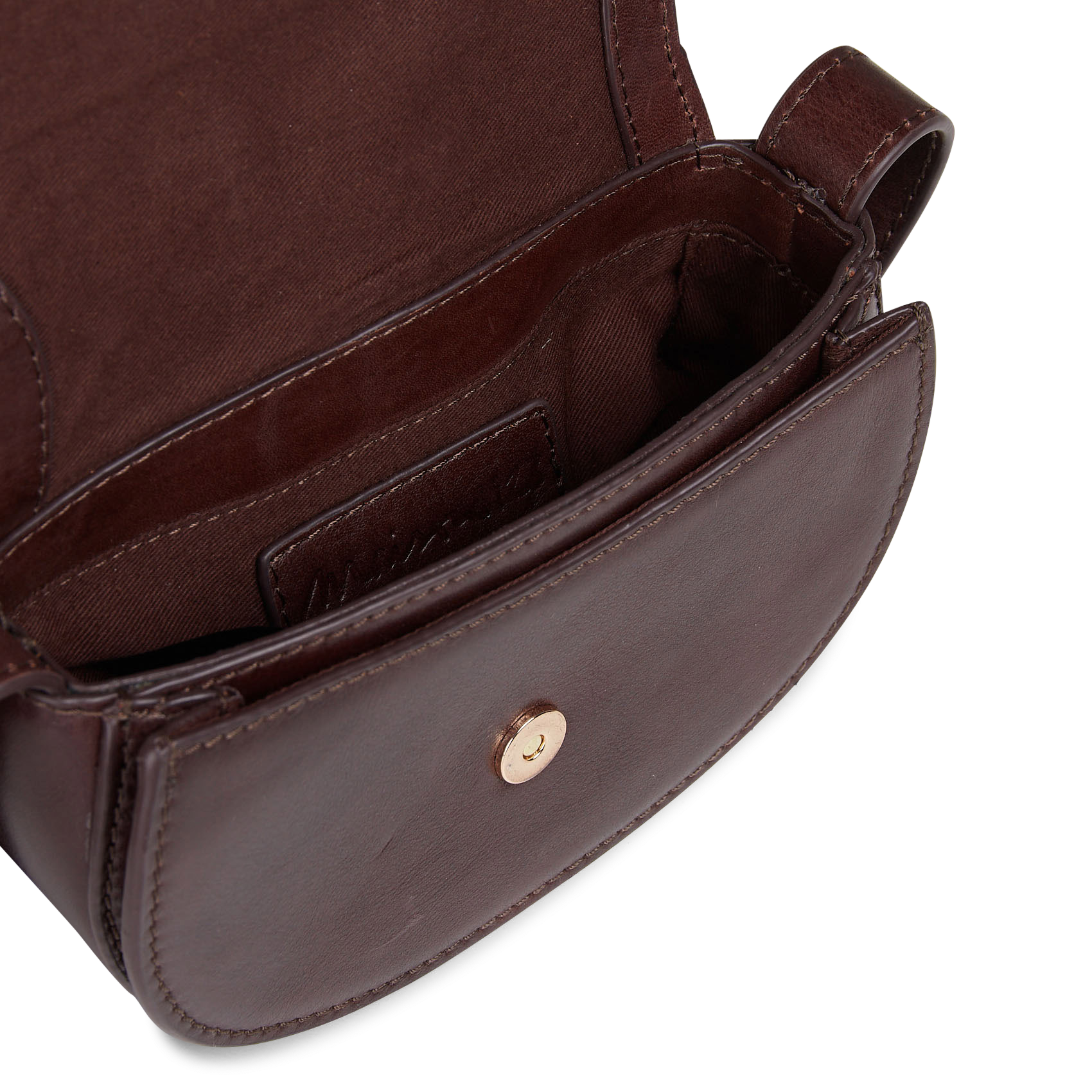 Sac bandoulière en cuir marius mini MAISON 123 Marron