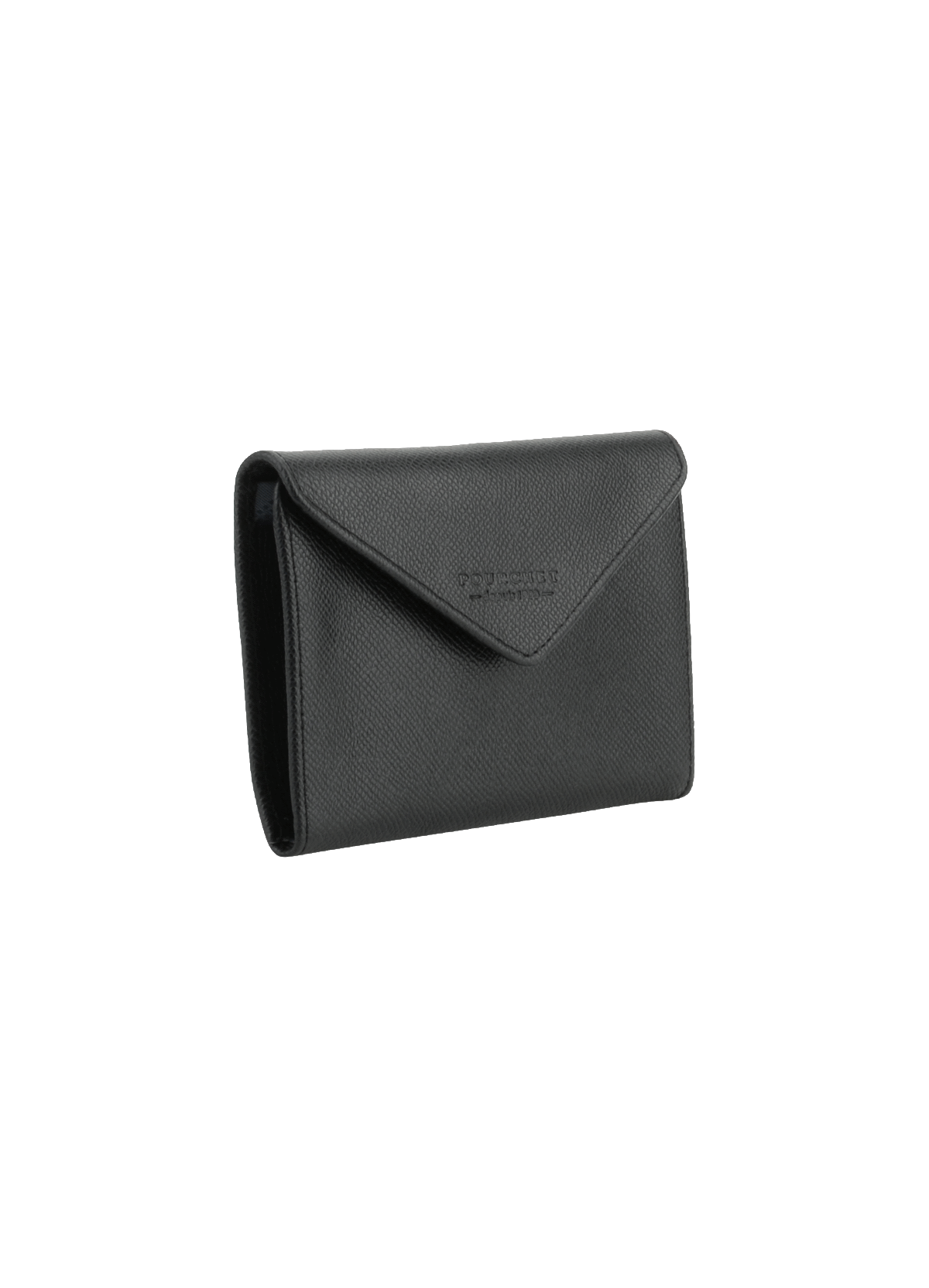 Cassetta cuir | sac porté épaule en cuir de vachette POURCHET Noir