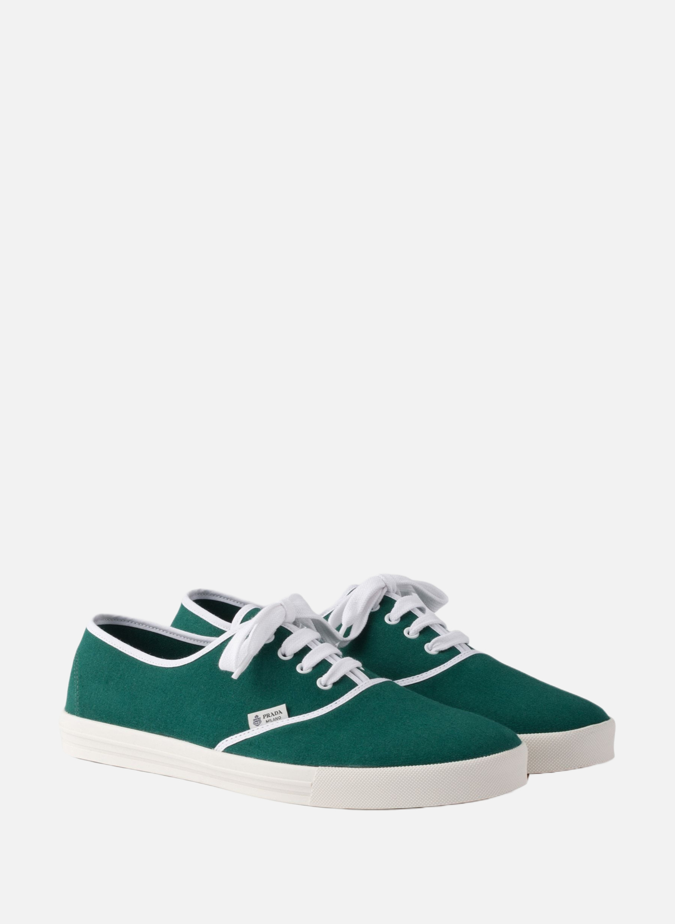 Baskets en tissu PRADA Vert