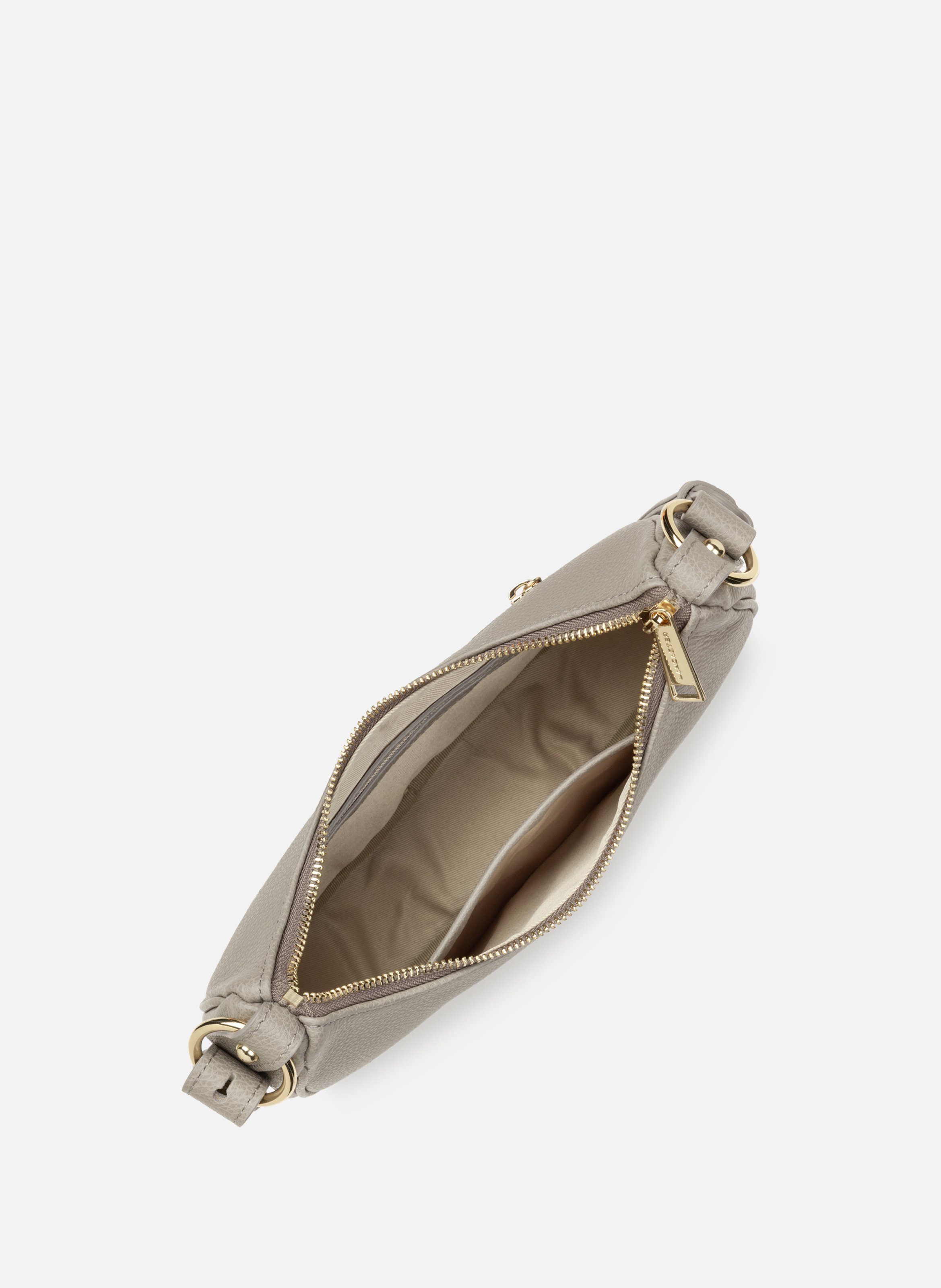 Petit sac besace - milano aria LANCASTER Gris