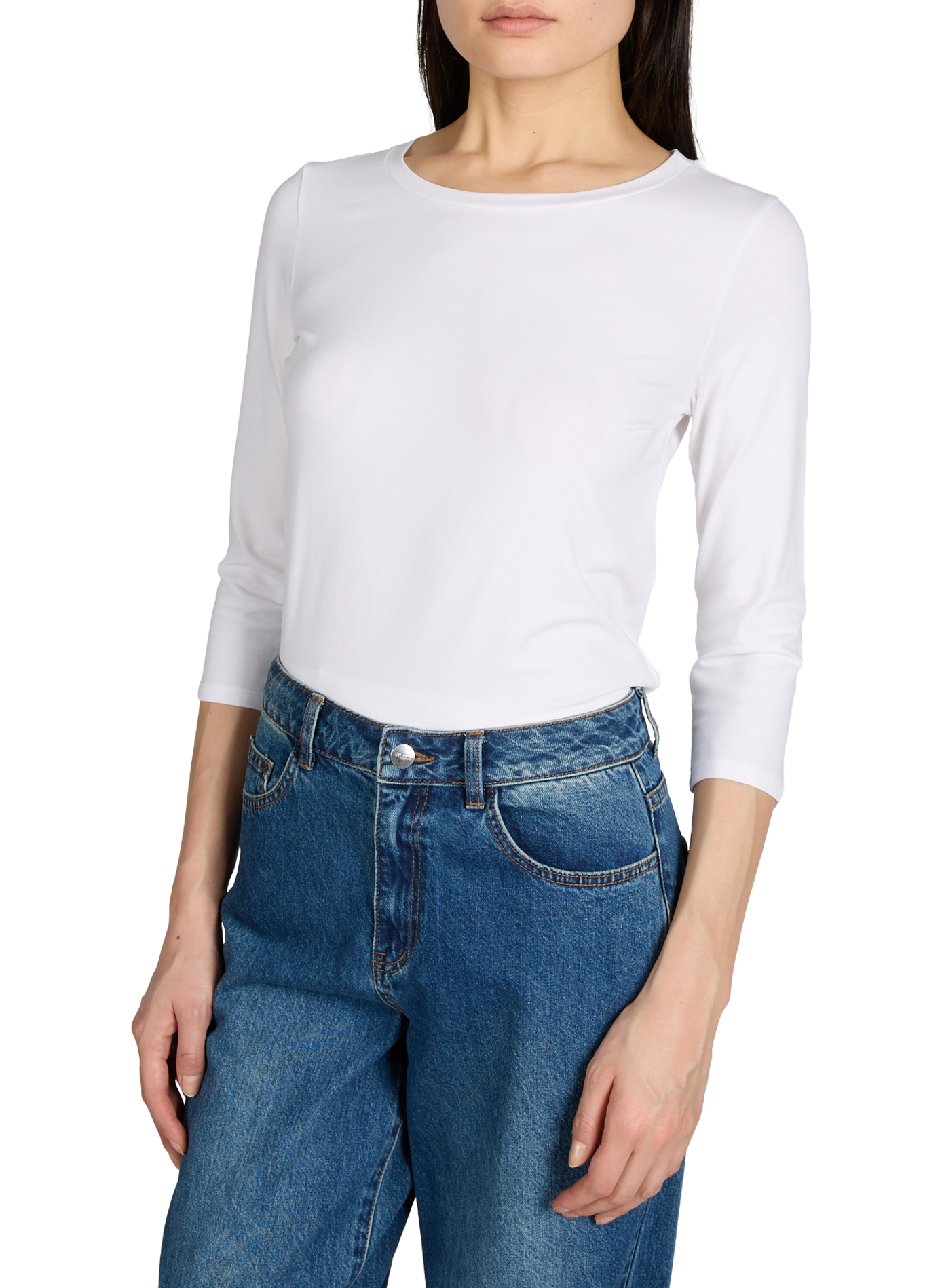 3/4 sleeve cotton T-shirt WEEK END