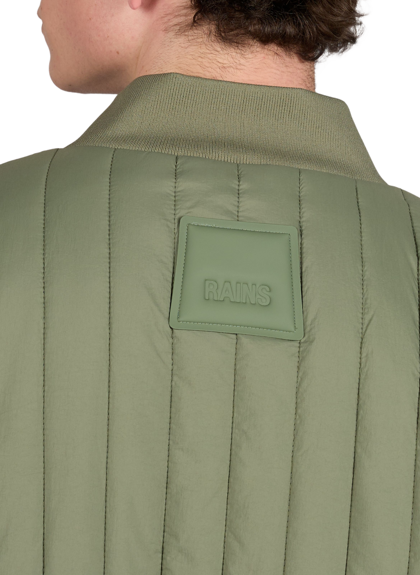 Quilted Koya Vision Jacket RAINS Green