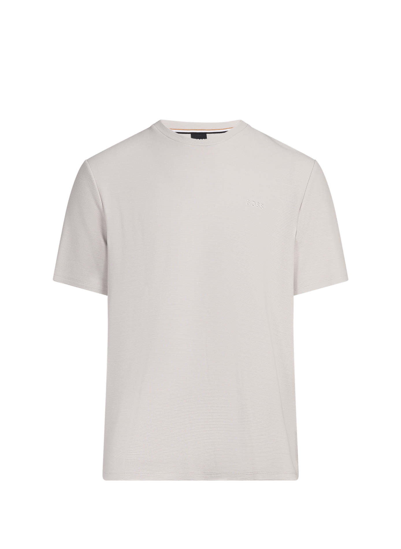 T-shirt à manches courtes et col rond BOSS Gris