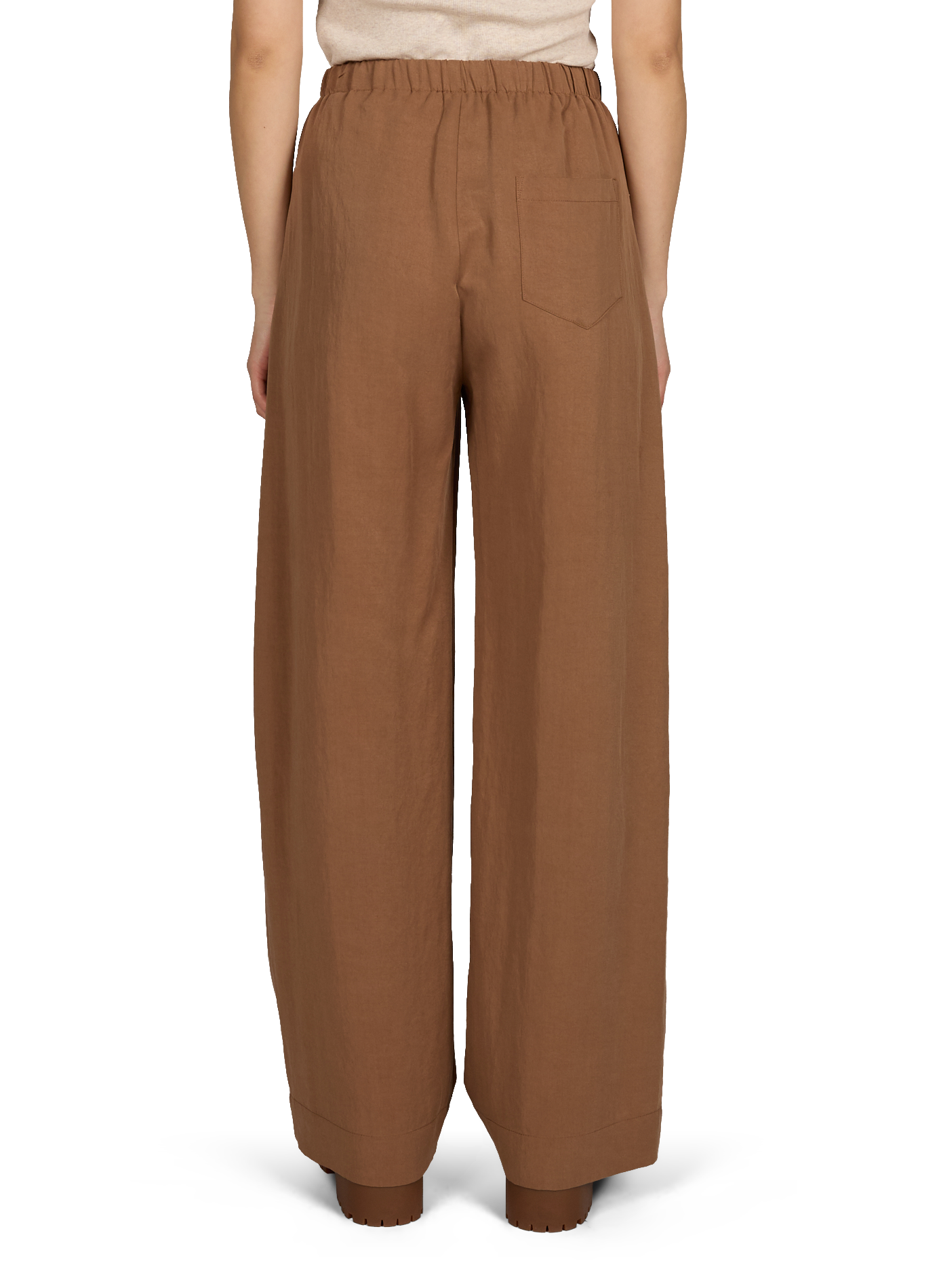 Pantalon ample Jio  SUNCOO Marron