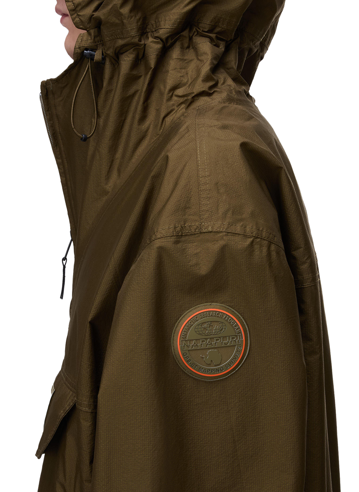 Veste anorak Rainforest à capuche NAPAPIJRI Kaki