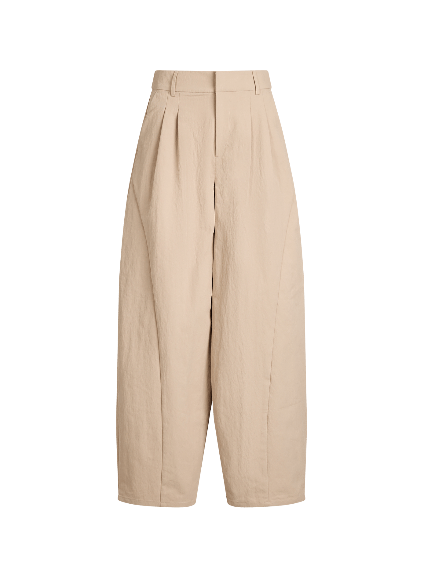Pantalon large à pinces OBJECT Beige