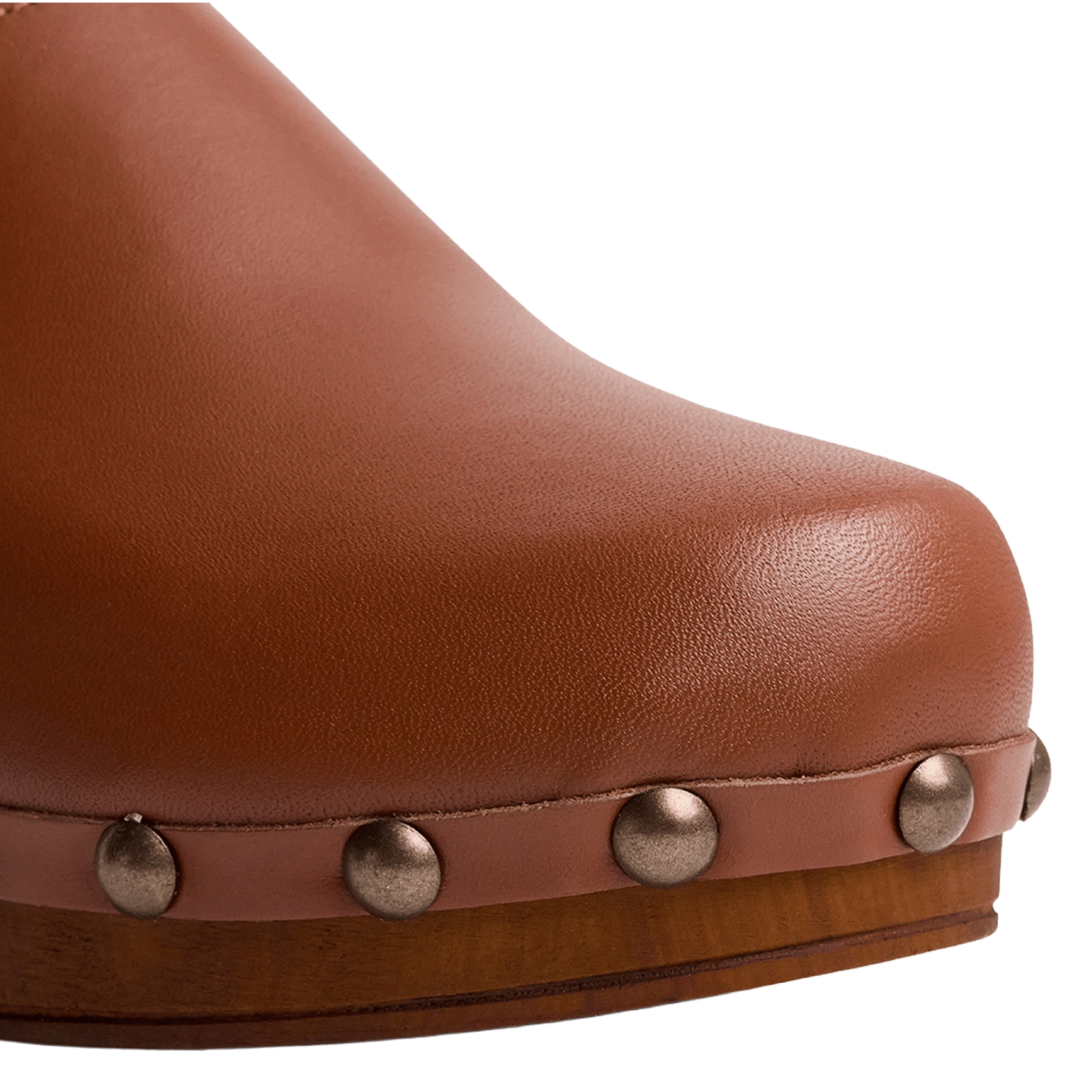 Sabots en cuir naky JONAK Marron