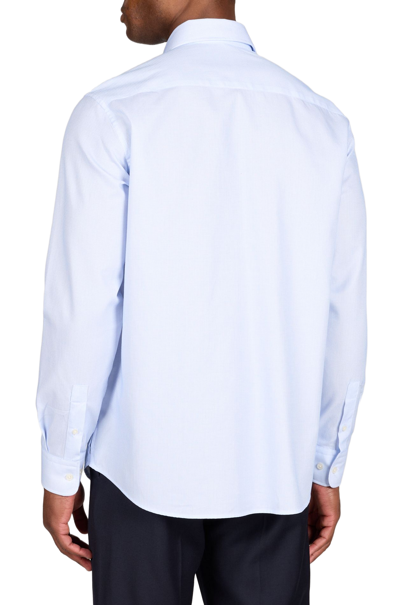 Check cotton Shirt AU PRINTEMPS PARIS Blue