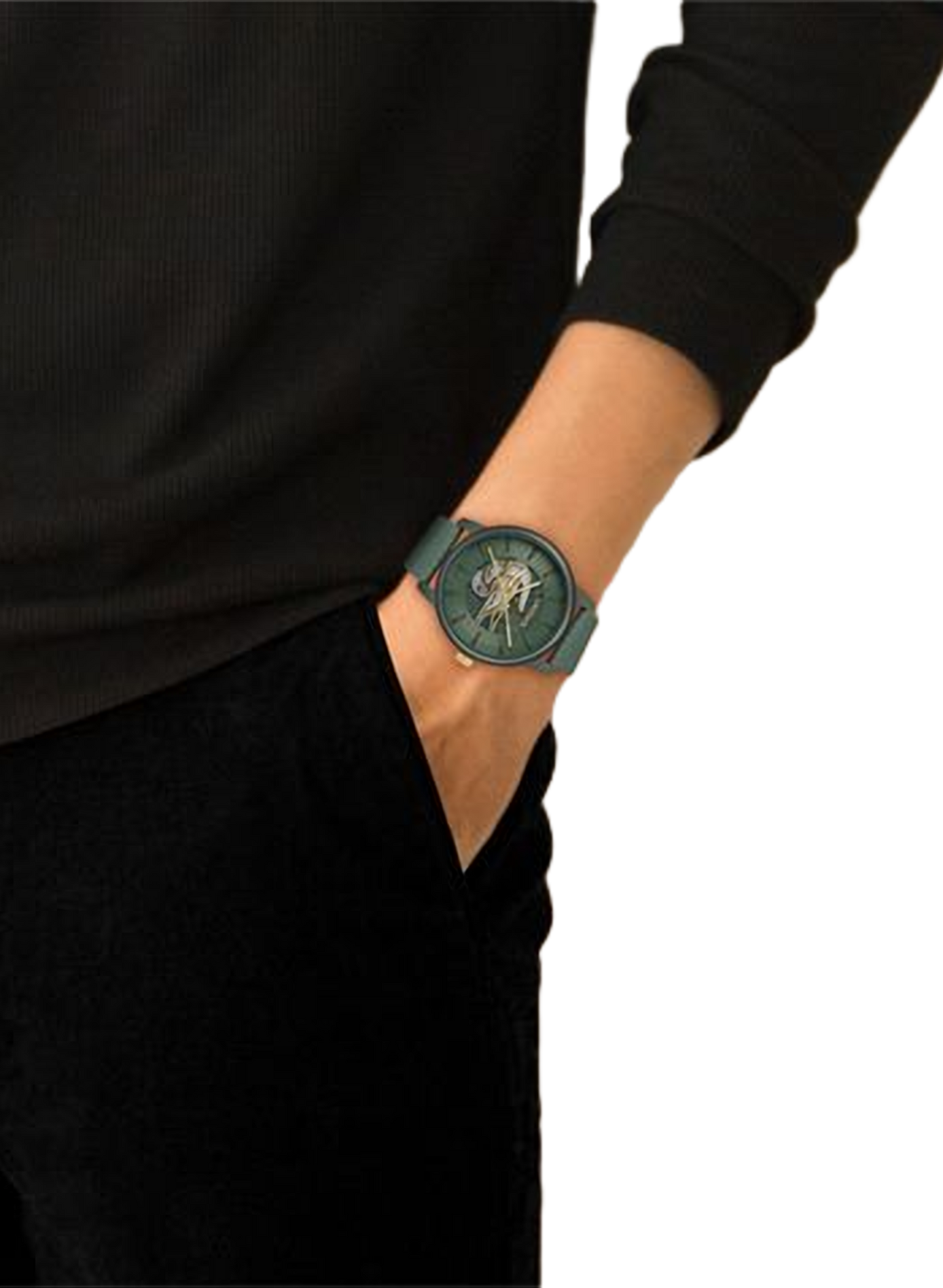 Montre automatique Lacoste.12.12 en cuir LACOSTE MONTRES Vert